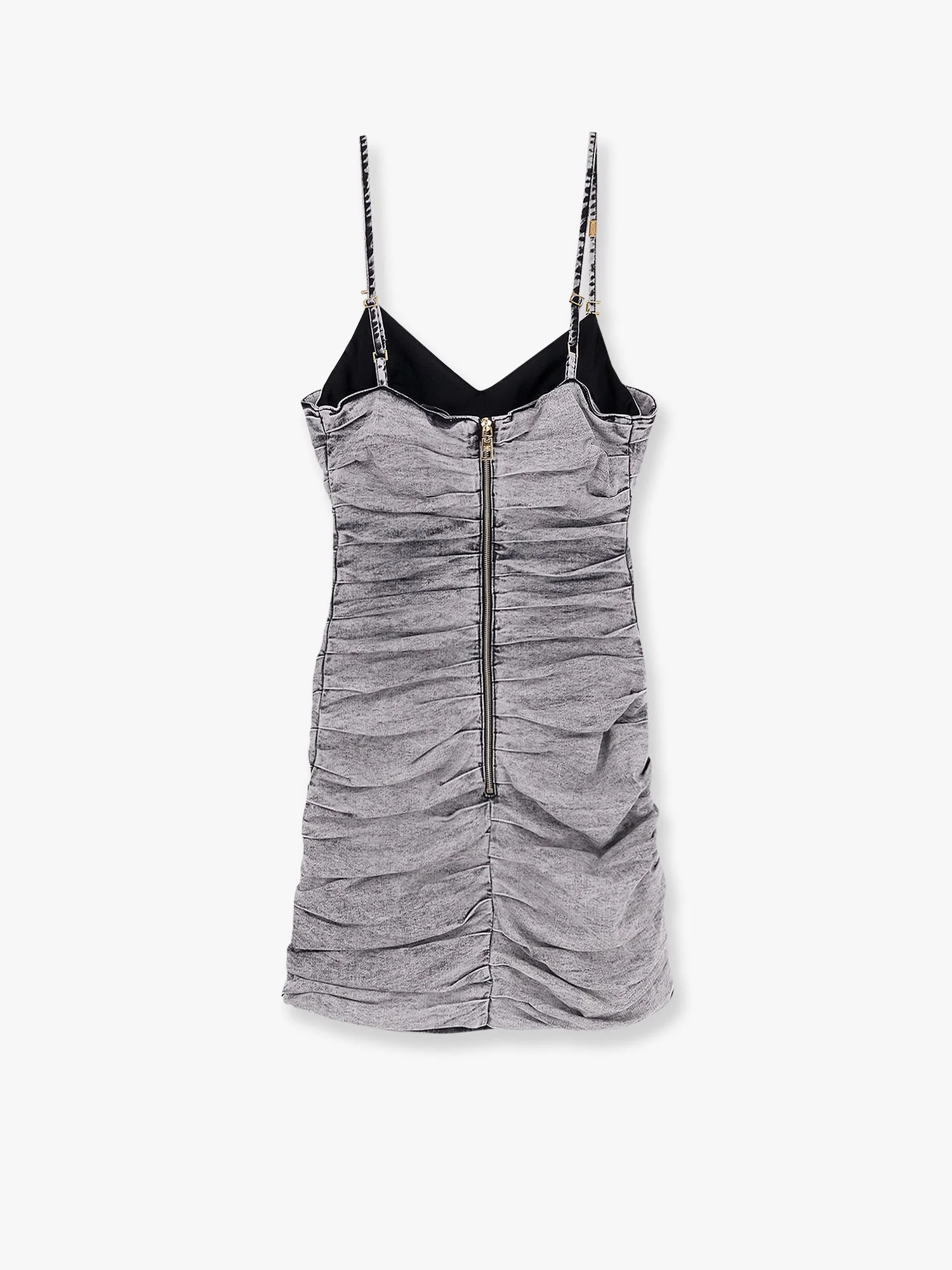 Elisabetta Franchi Denim Mini Dress - Image 2