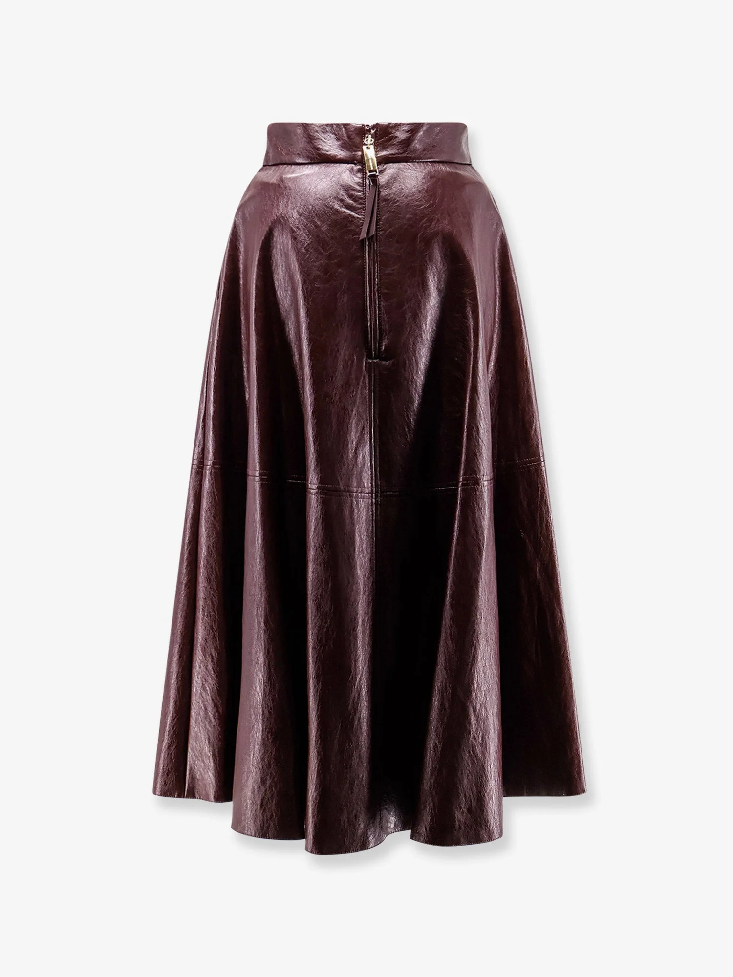 Elisabetta Franchi Faux Leather Skirt - Image 2