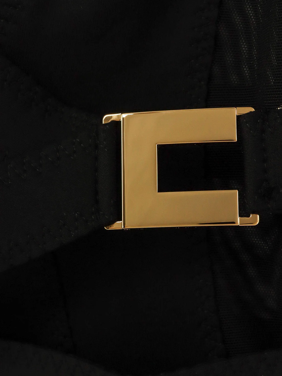 Elisabetta Franchi Stretch Fabric Top With Metal Details - Image 6