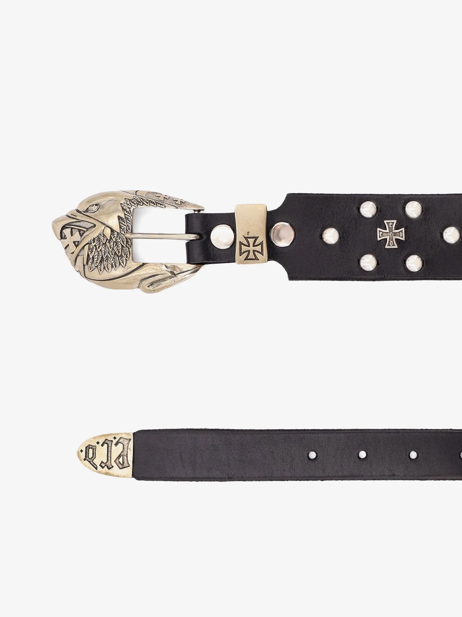 Enfants Riches Deprimes Eagle Petit Iron Leather Belt - Image 2