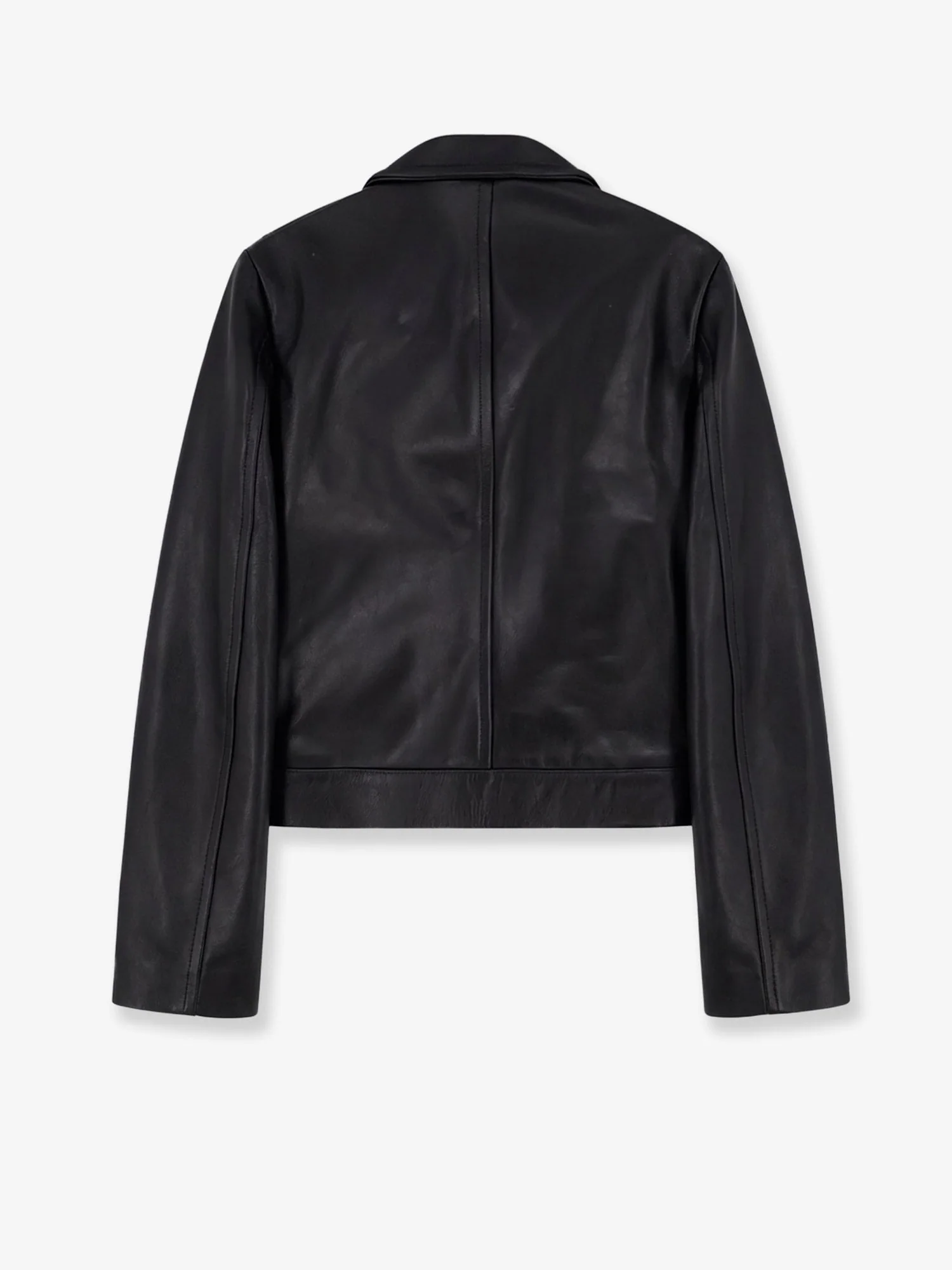 Enfants Riches Deprimes Sid Biker Leather Jacket With Metal Details On The Front - Image 2