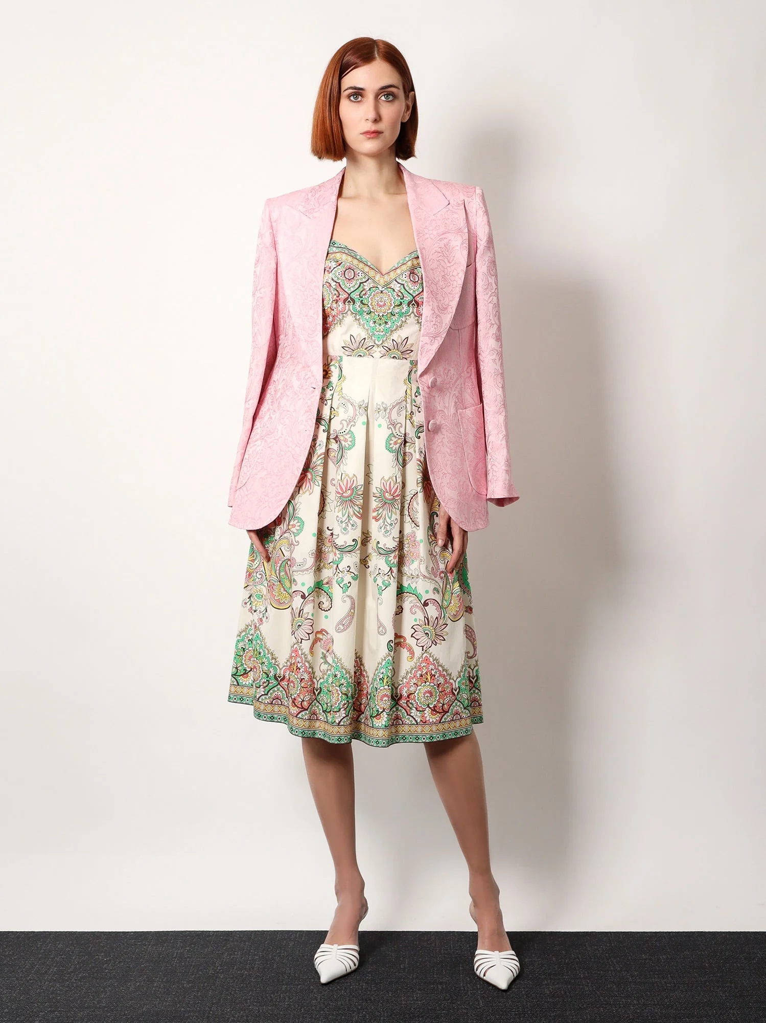 Etro Jacquard Silk Blend Blazer With Embroidery - Image 4