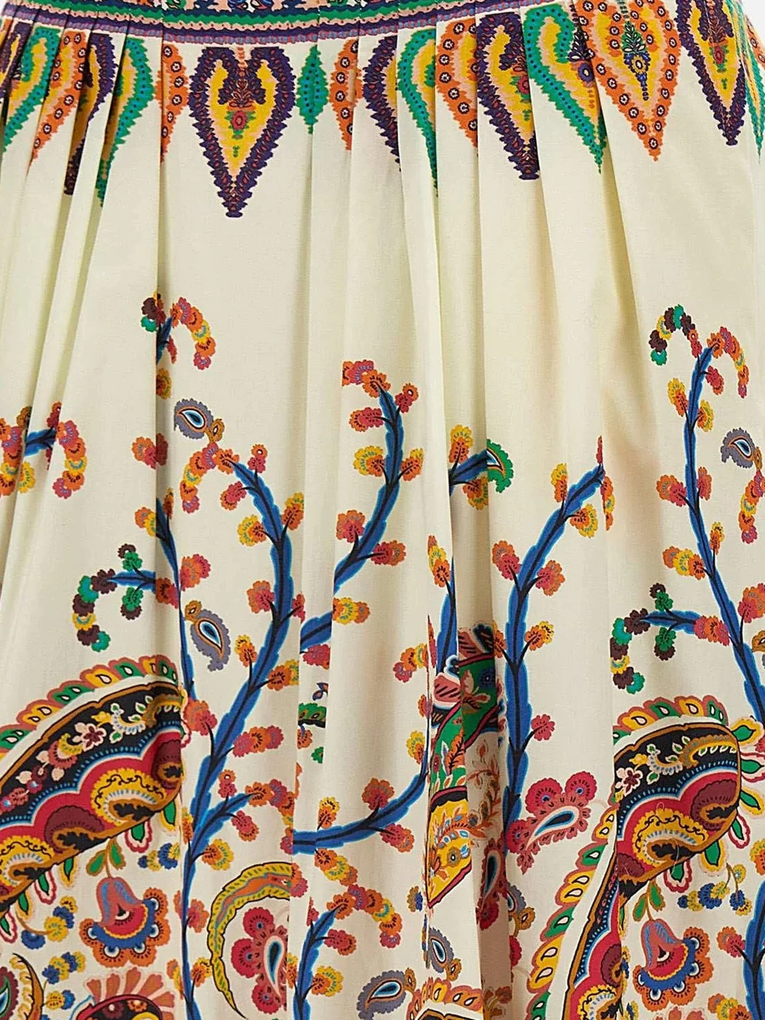 Etro Multicolor Cotton Skirt - Image 3