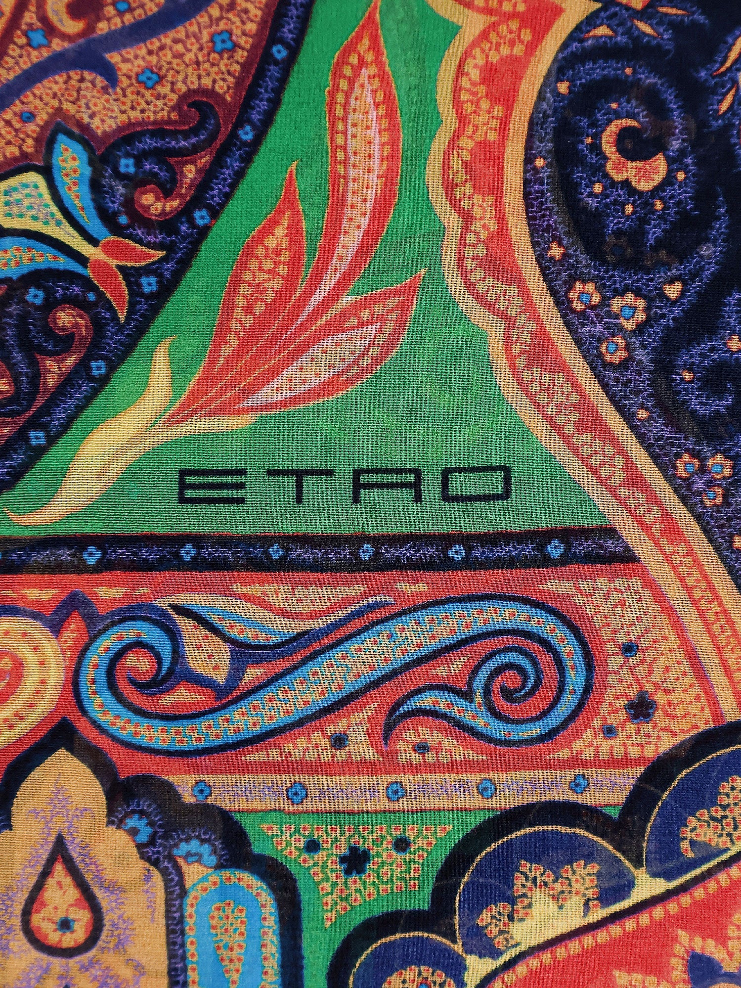 Etro Multicolor Silk Foulard - Image 2