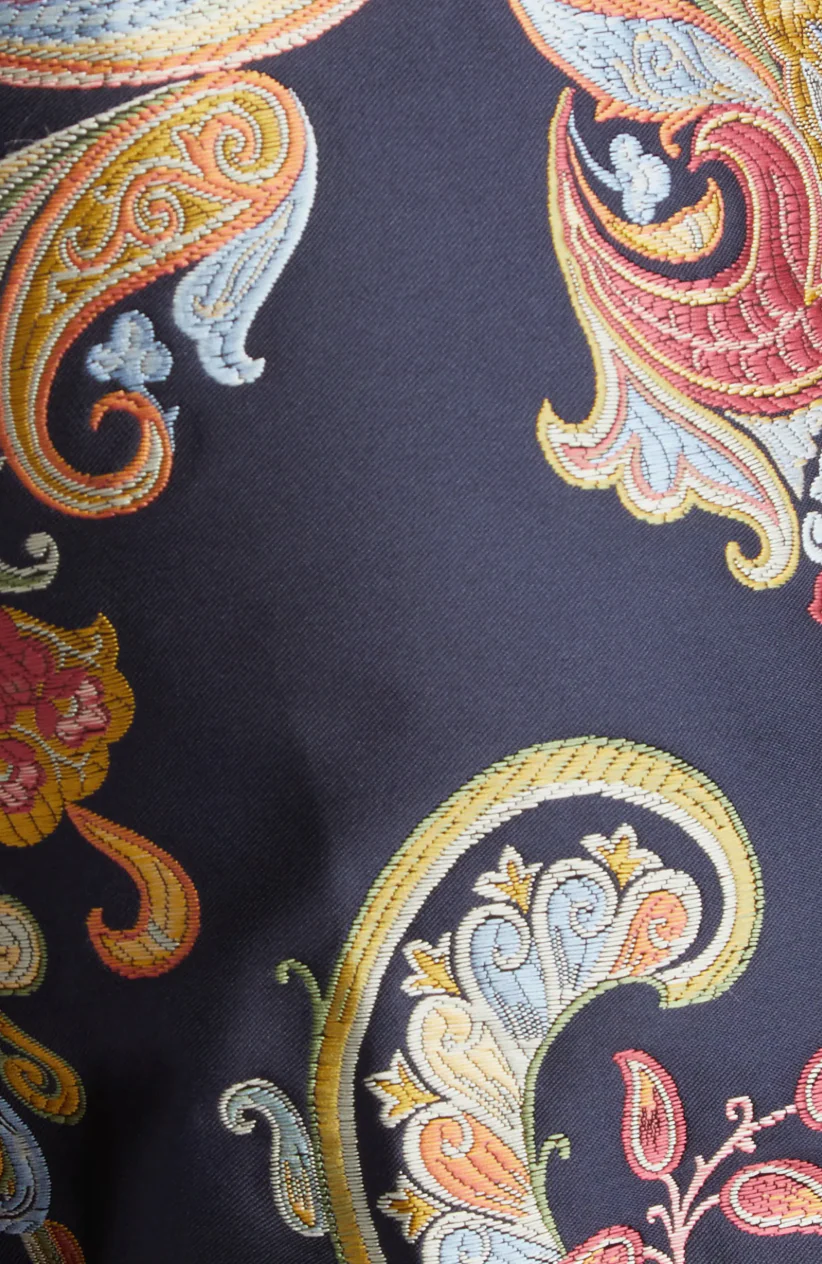 Etro Paisley Jacquard Ankle Trousers - Image 7