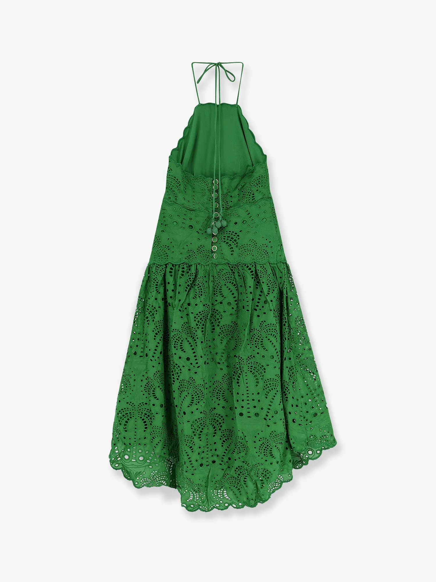 Farm Rio Sangallo Lace Midi Dress - Image 4