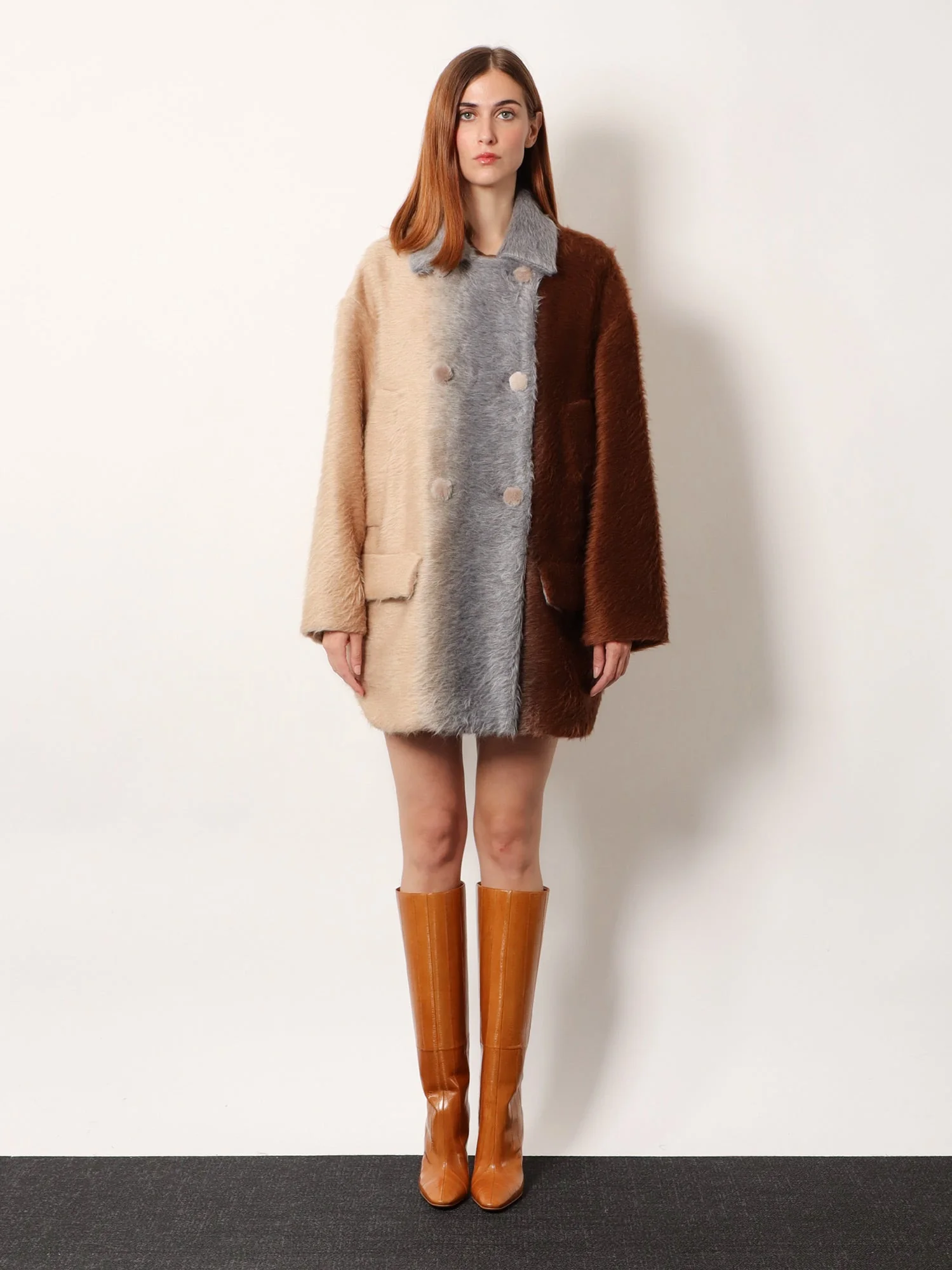 Fendi Alpaca And Wool Double-Breasted Coat - Image 3