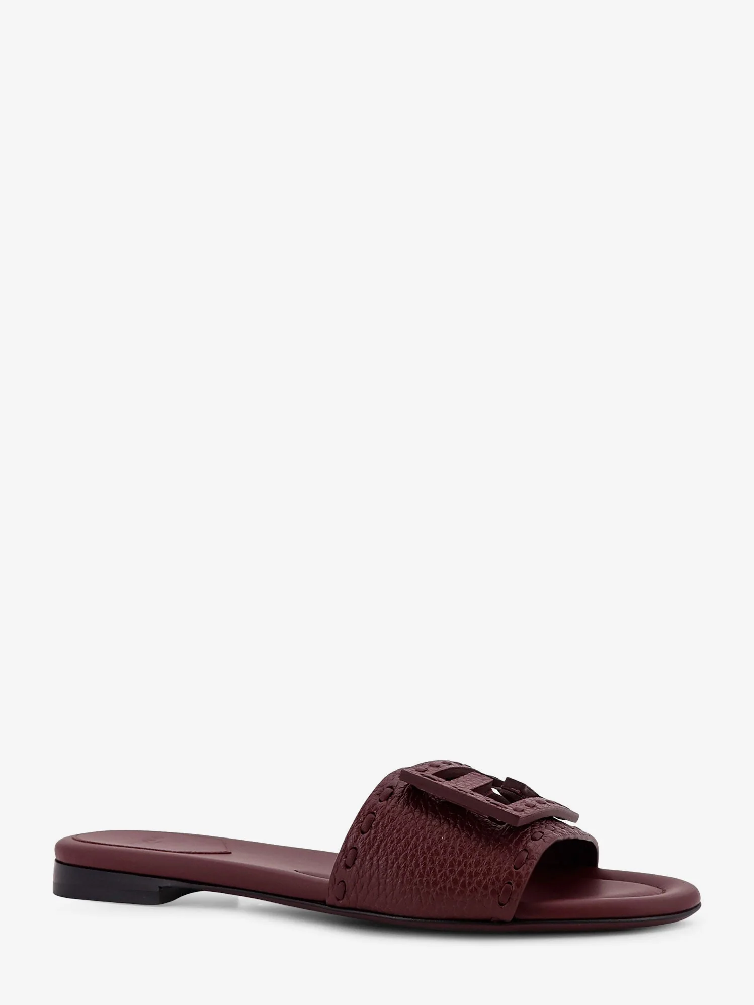 Fendi Baguette Leather Sandals - Image 2