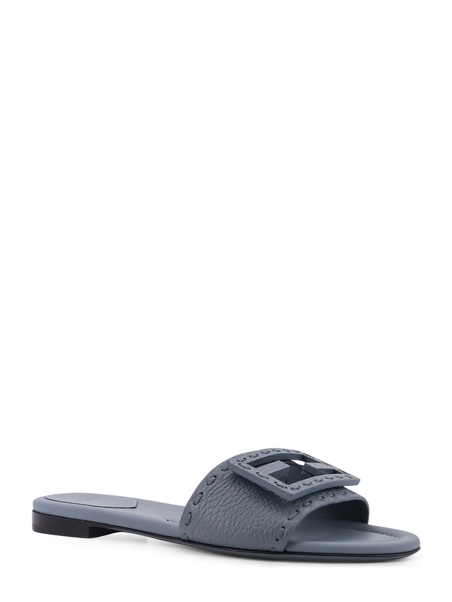 Fendi Baguette Leather Sandals - Image 7