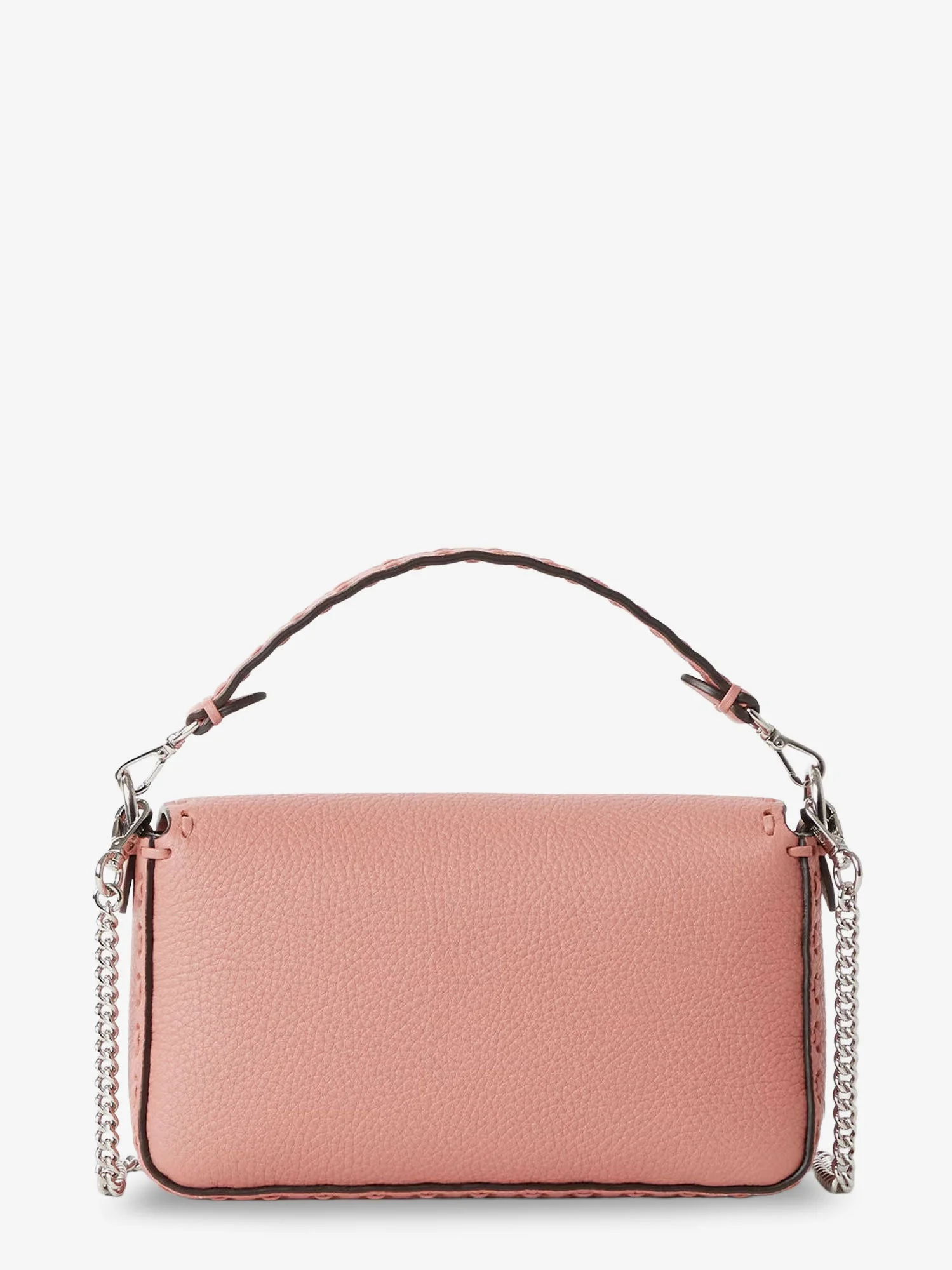 Fendi Baguette Mini Leather Shoulder Bag With Fendi Leo Print - Image 8