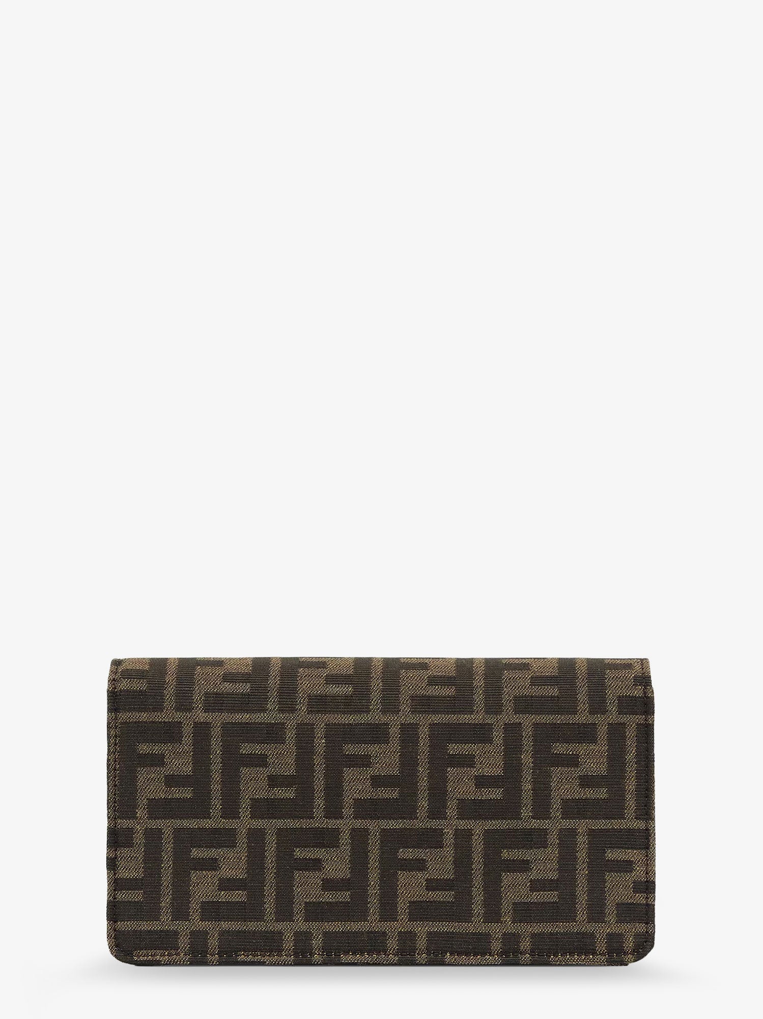 Fendi Baguette Wallet On Chain Leather Shoulder Bag With Ff Motif - Image 11