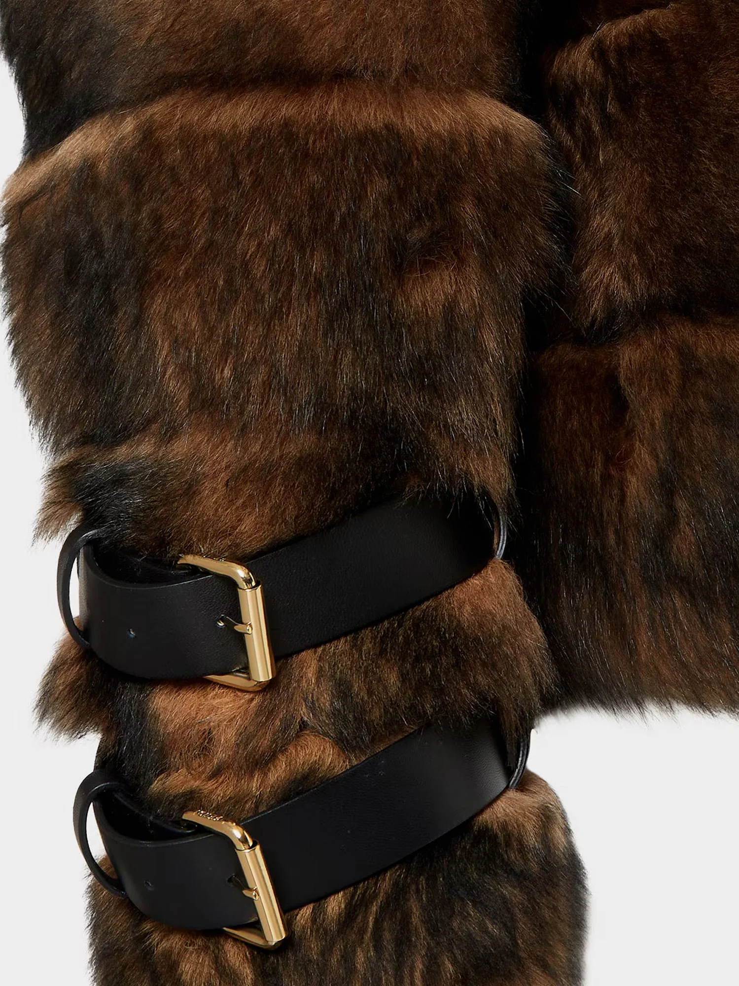 Fendi Brown Backed Sheepskin And Nappa Jacket - Image 5