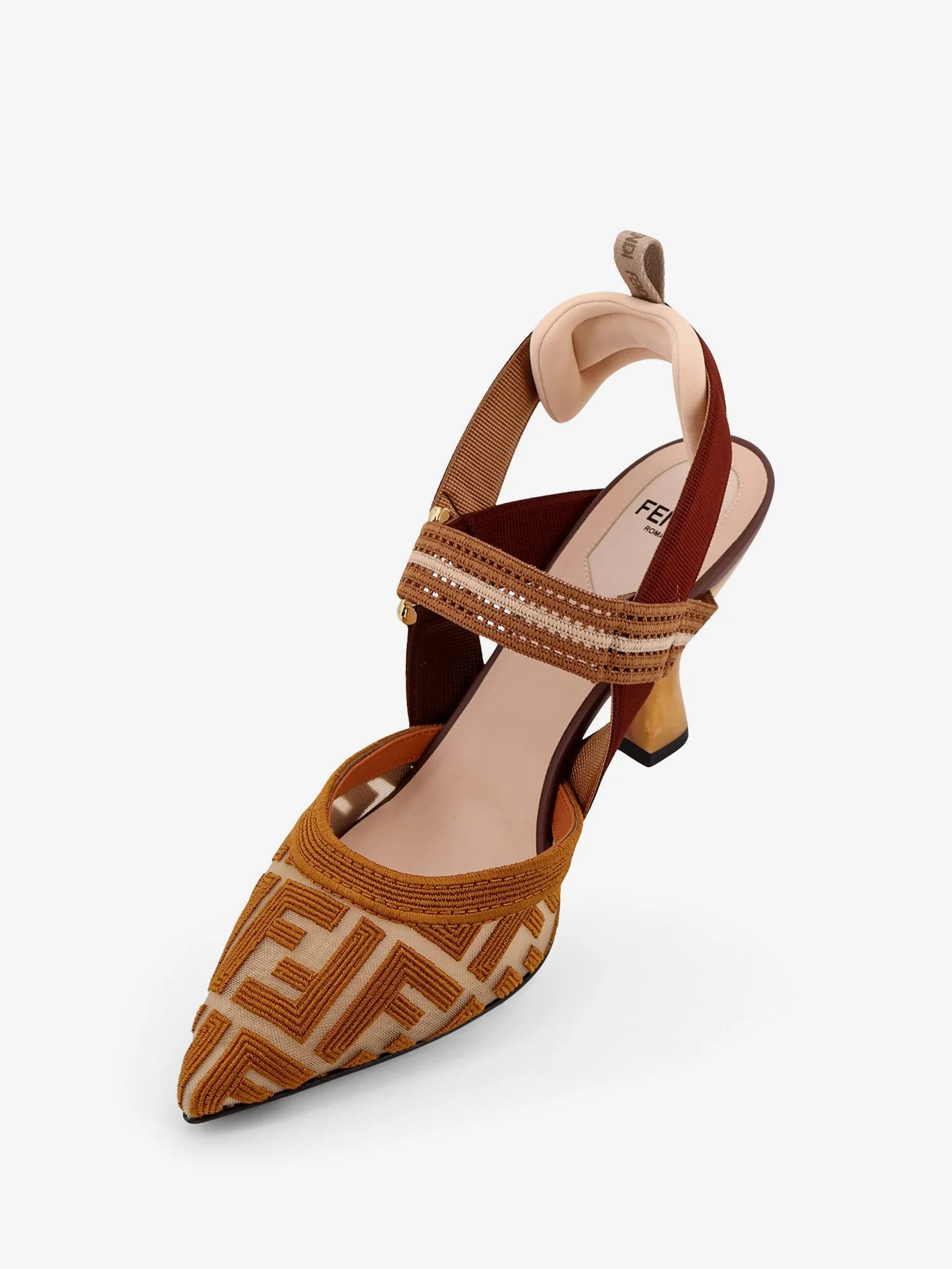 Fendi Colibrì Ff Fabric Décolleté - Image 8