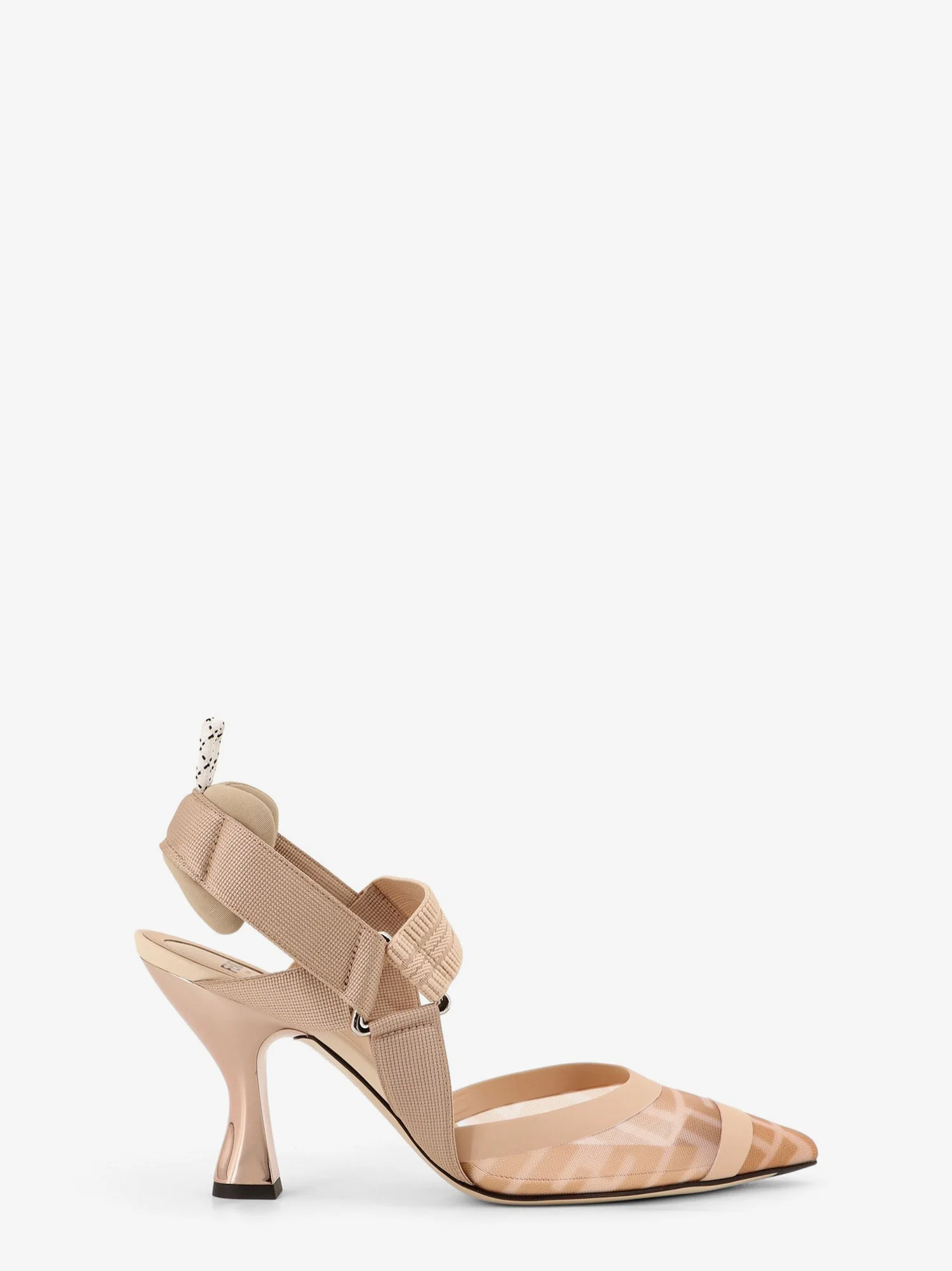 Fendi Colibrì Technical Mesh Slingback With Ff Motif - Image 5