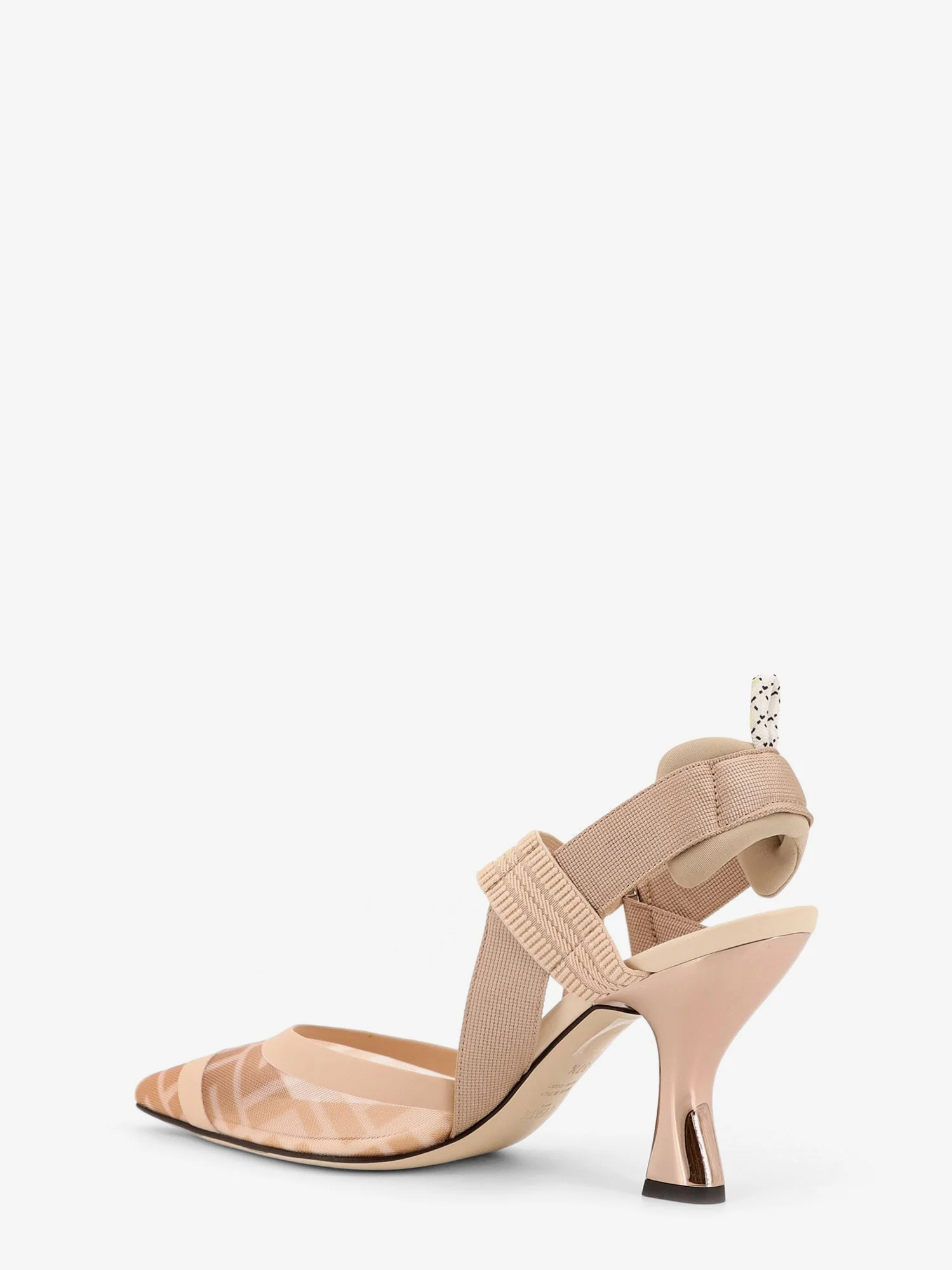 Fendi Colibrì Technical Mesh Slingback With Ff Motif - Image 7