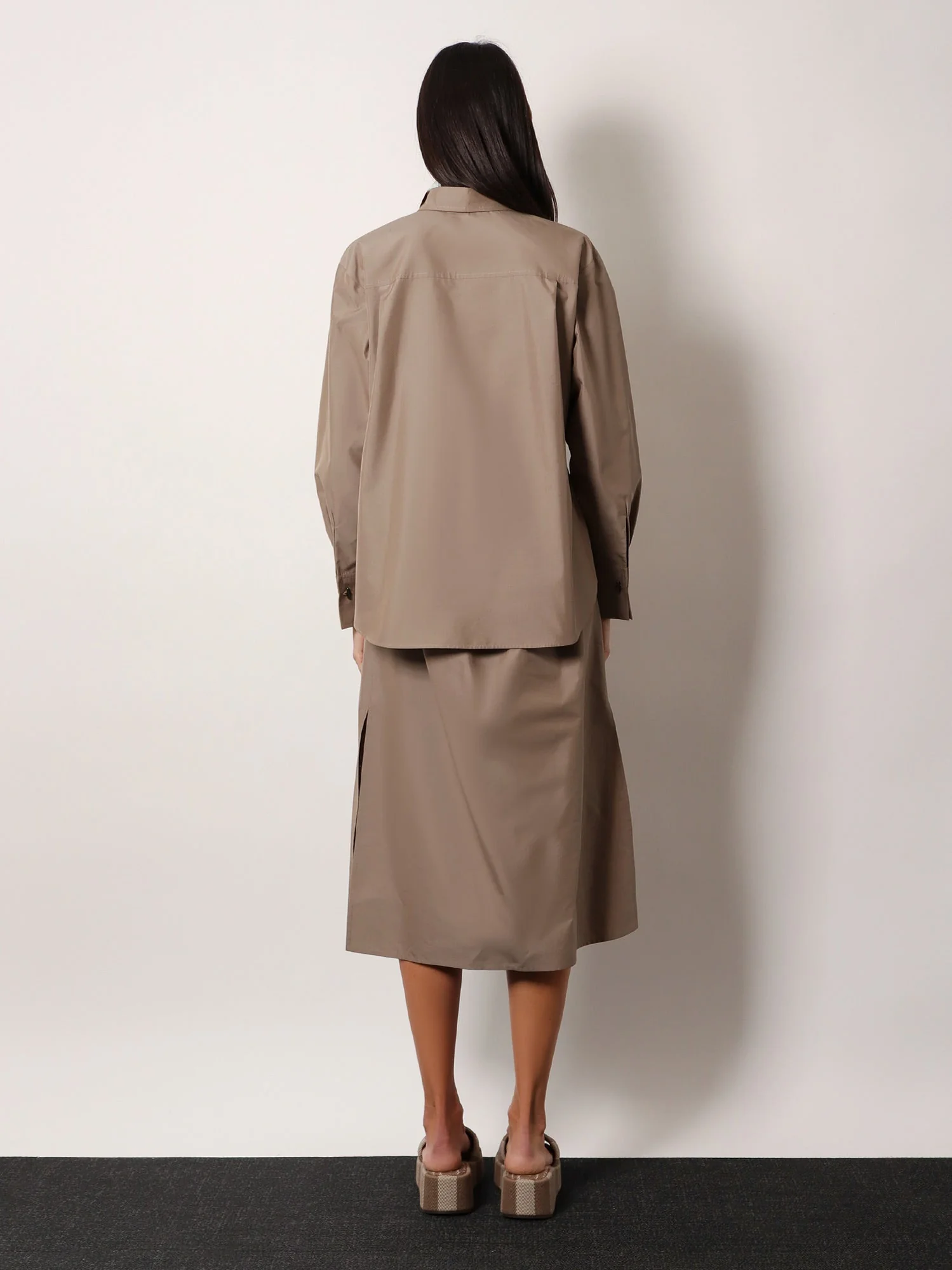 Fendi Cotton And Silk Chemisiere Dress - Image 3
