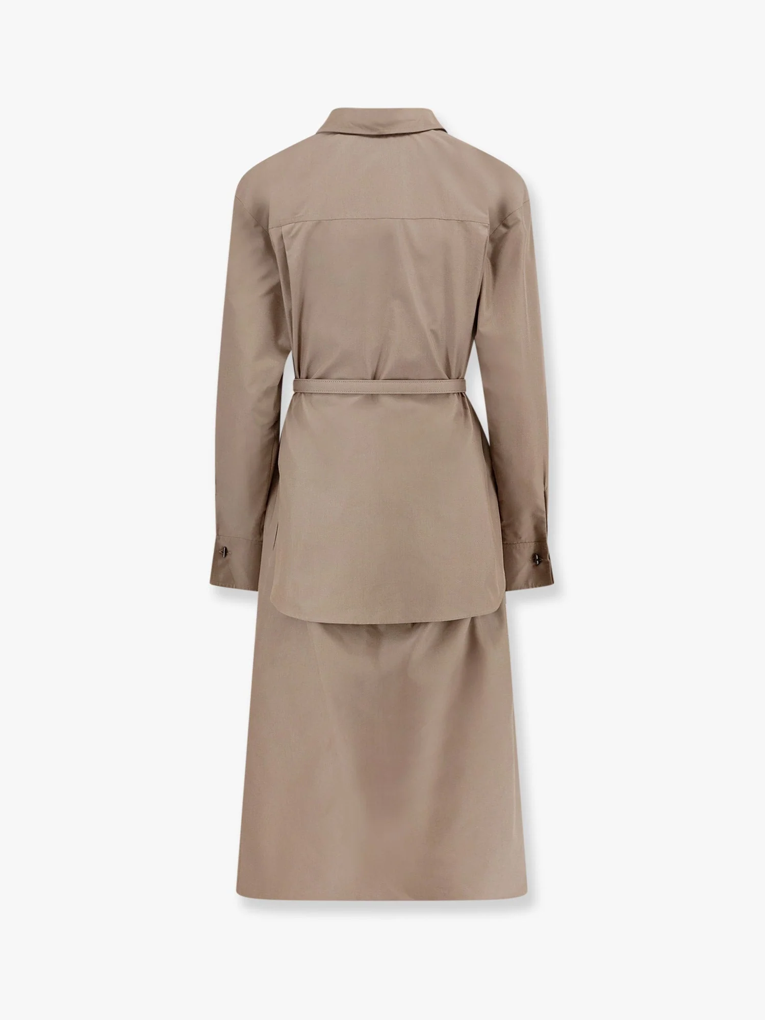 Fendi Cotton And Silk Chemisiere Dress - Image 4