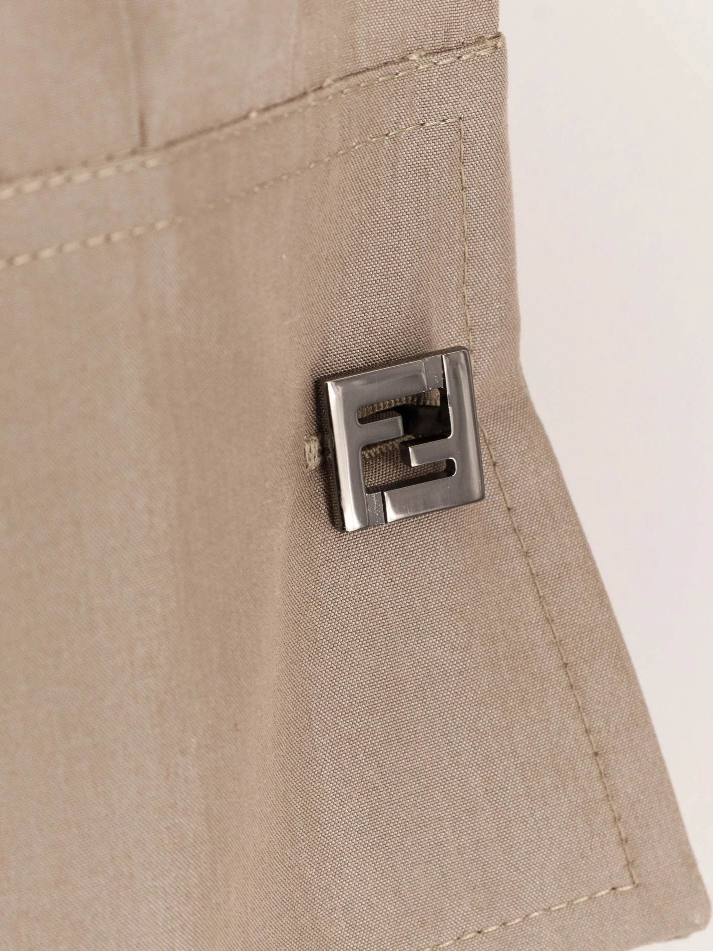 Fendi Cotton And Silk Chemisiere Dress - Image 5
