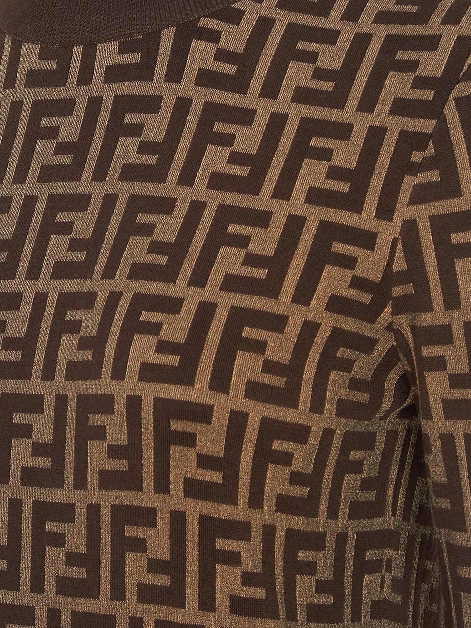 Fendi Cotton Sweater With Ff Motif - Image 5
