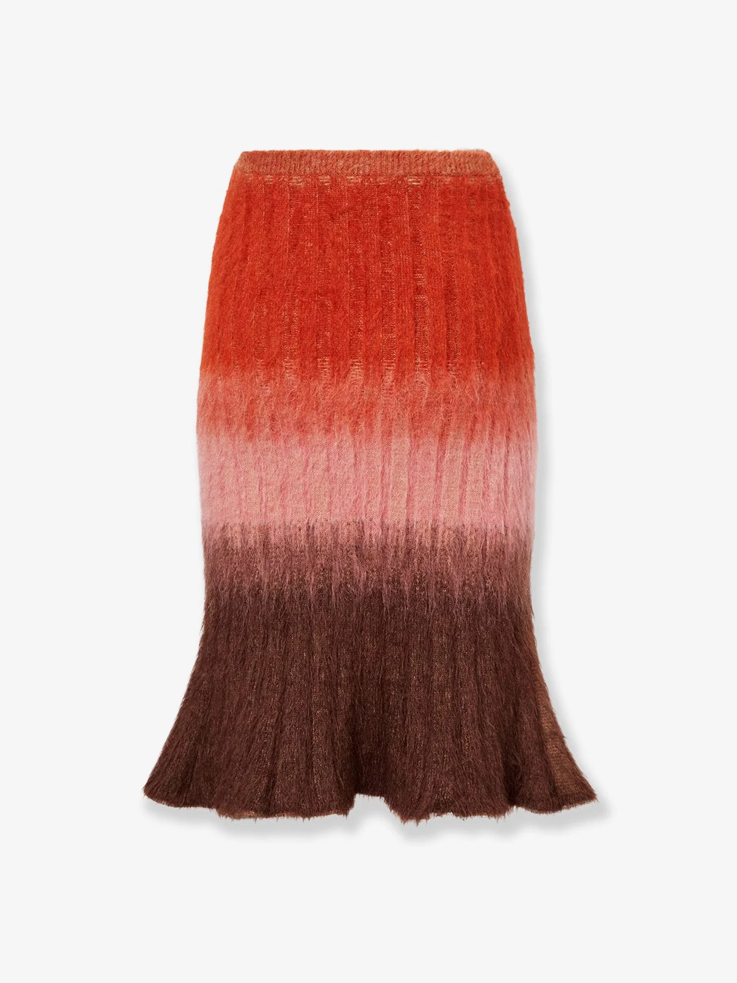Fendi Dégradé Mohair And Wool Skirt - Image 4