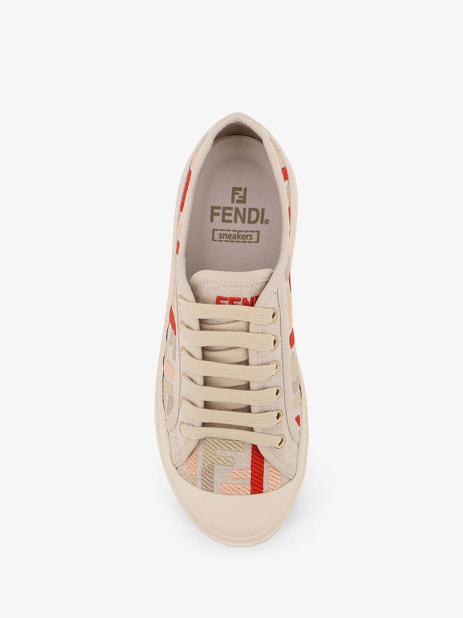 Fendi Domino Canvas Sneakers - Image 5