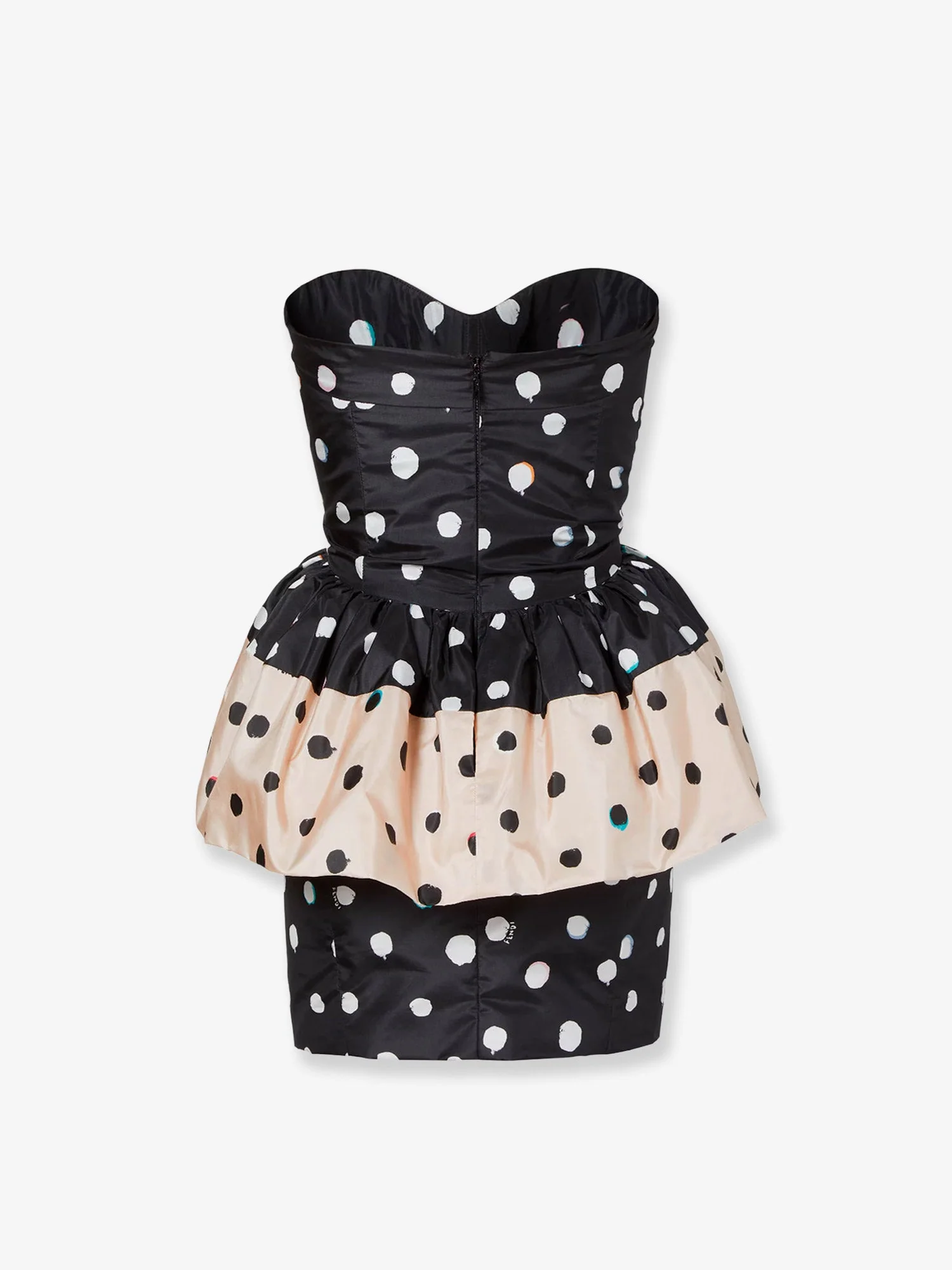 Fendi Falena Dots Taffeta' Bustier Dress - Image 4
