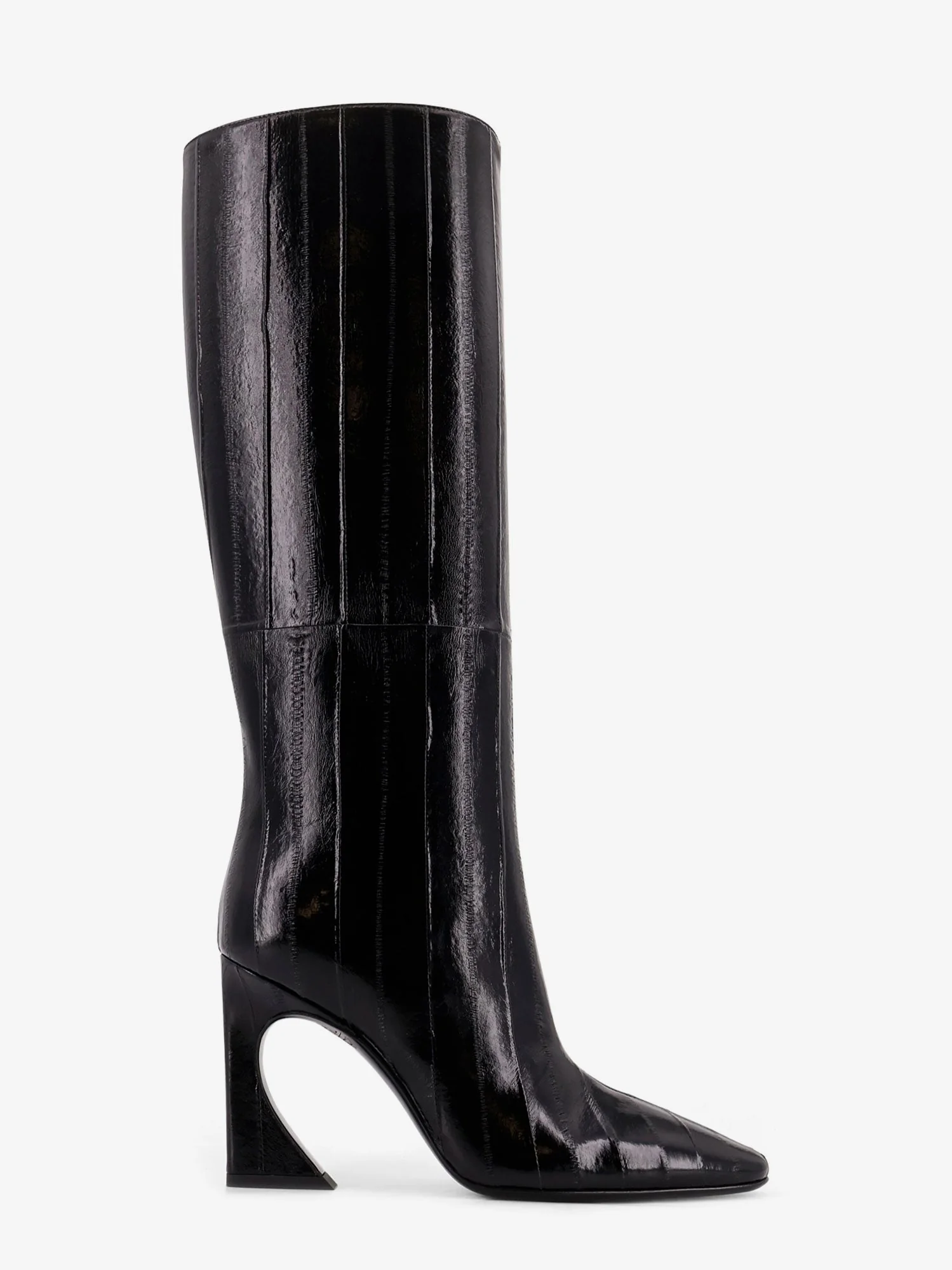 Fendi Fendi Arco Hagfish Leather Boots - Image 5