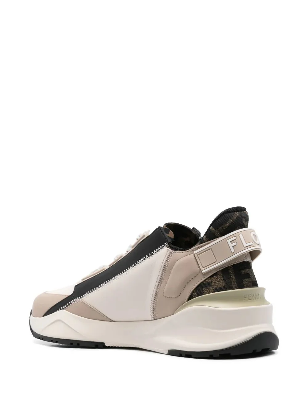 Fendi Fendi Flow Leather Sneakers With Ff Motif - Image 6