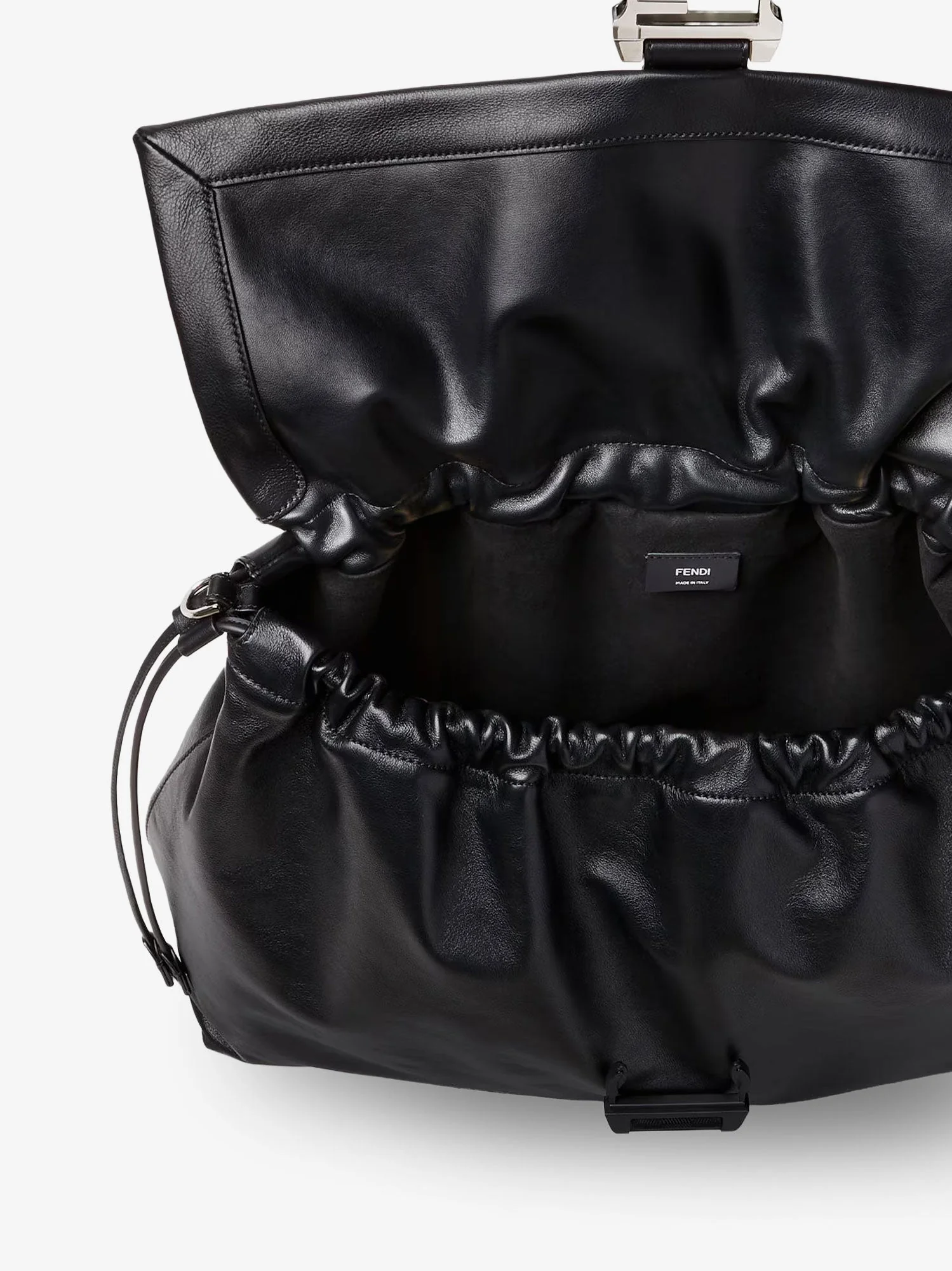 Fendi Fendi Flux Maxi Messenger Leather Crossbody Bag - Image 10