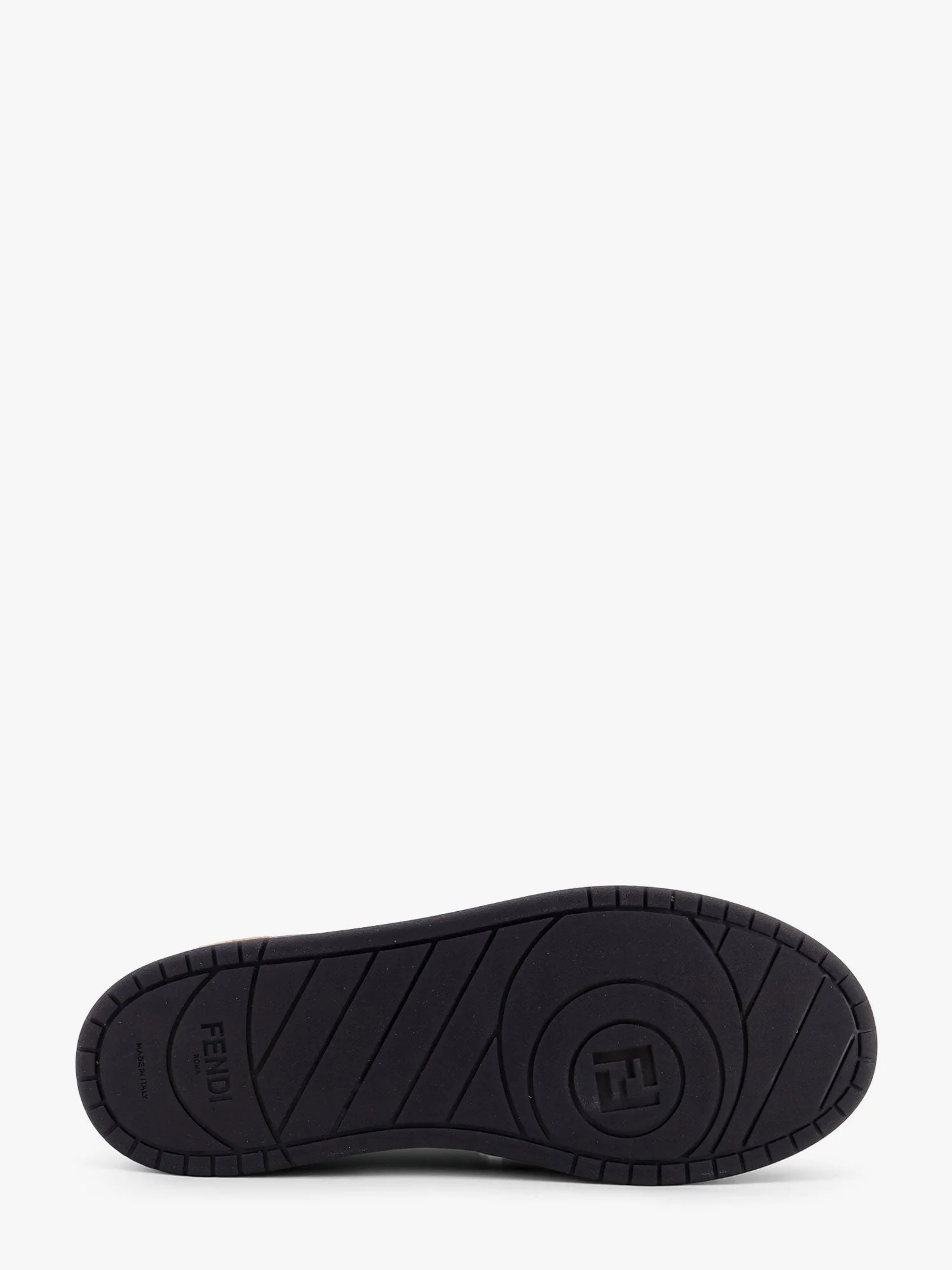 Fendi Fendi Match Ff Jacquard And Suede Sneakers - Image 4