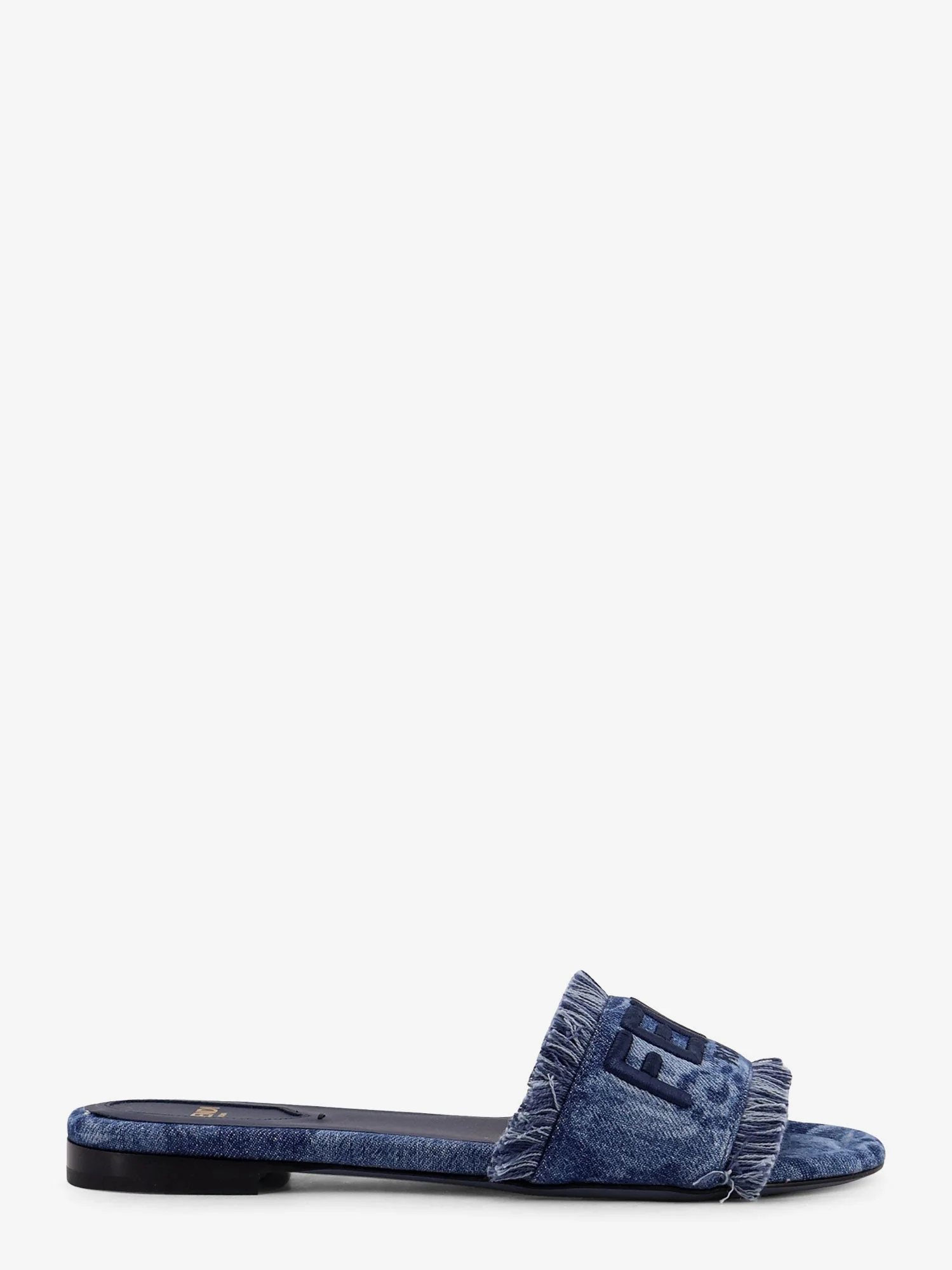 Fendi Fendi Sunshinew Velvet Slide