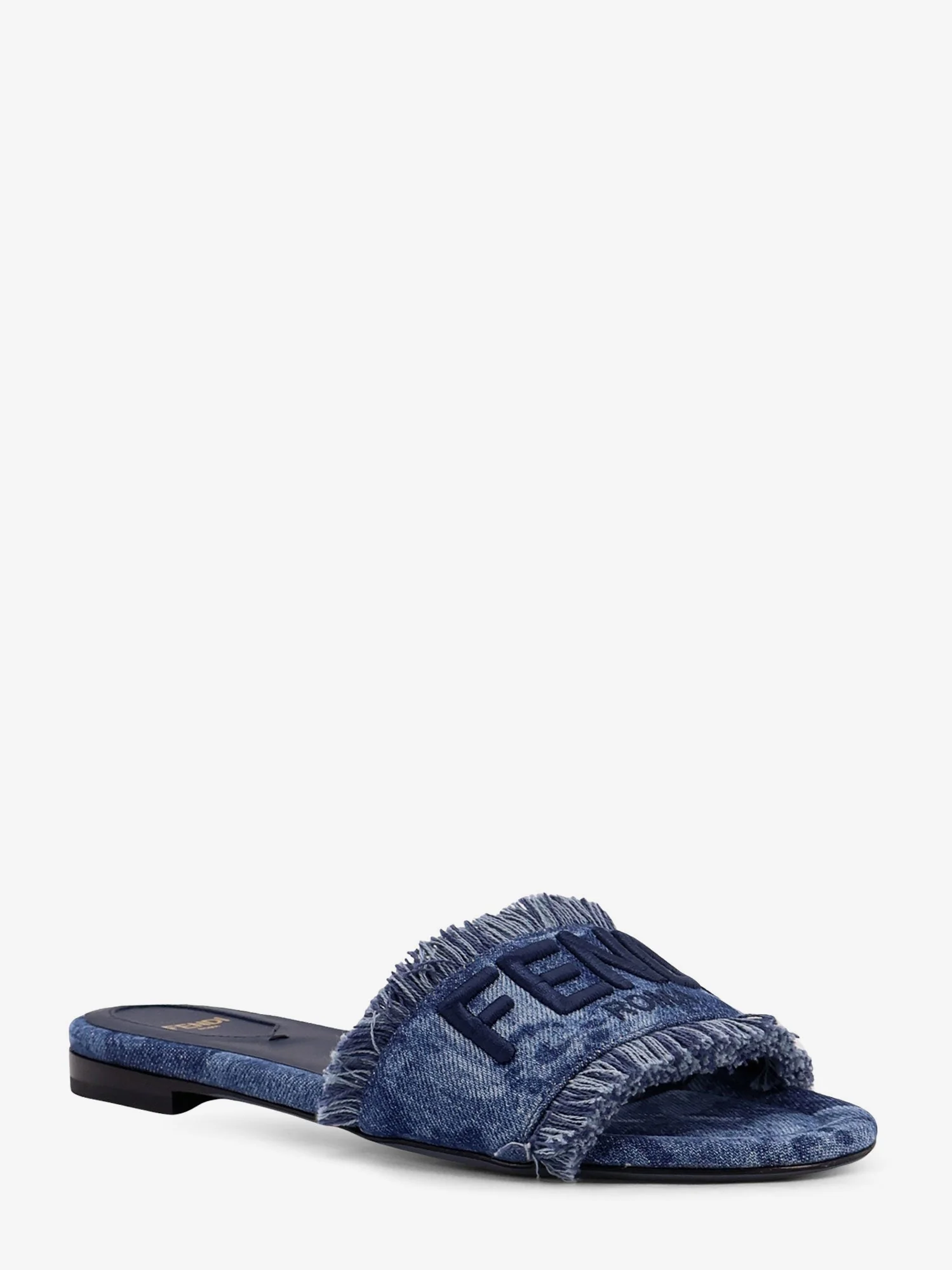 Fendi Fendi Sunshinew Velvet Slide - Image 2