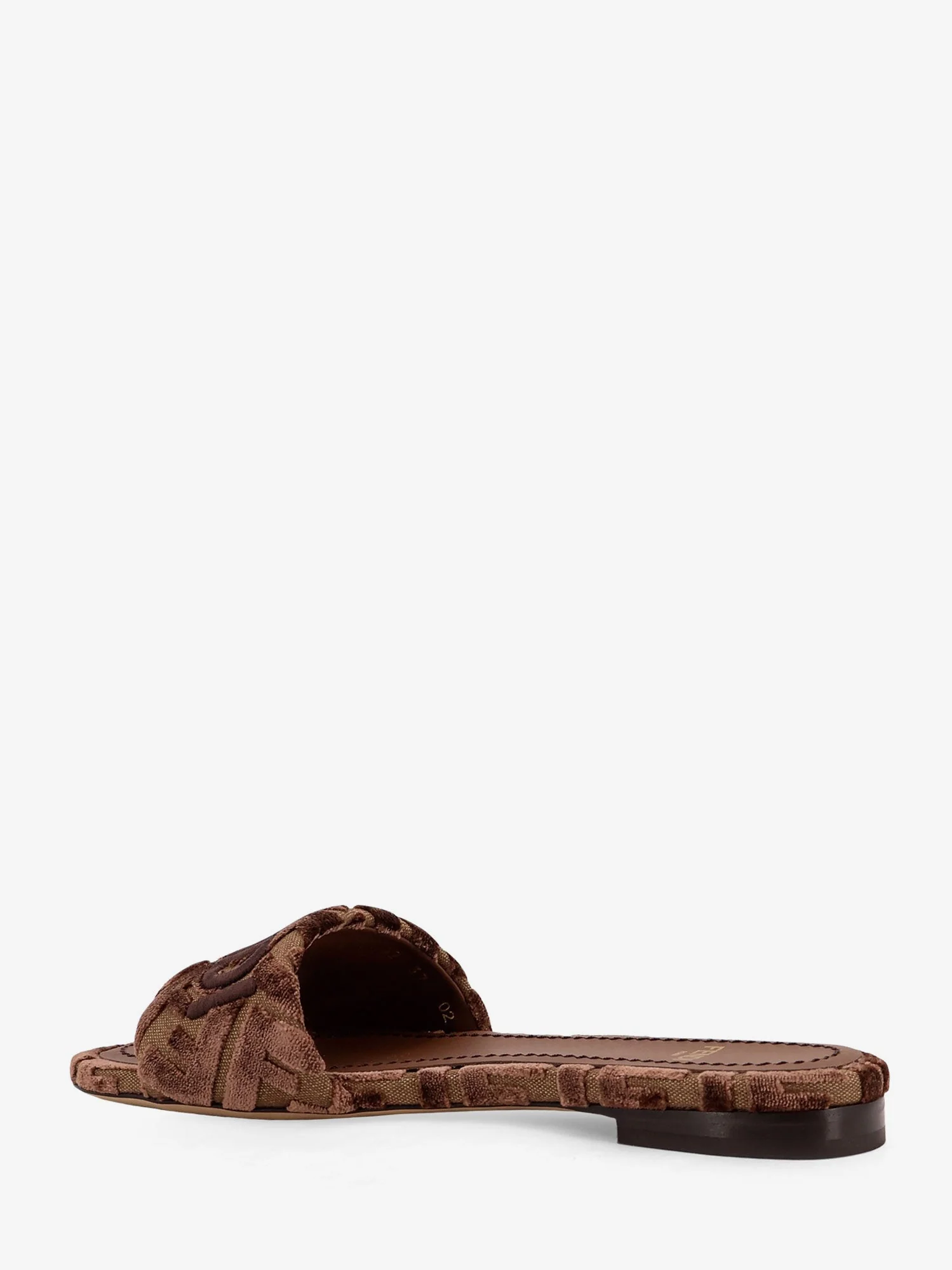 Fendi Fendi Sunshinew Velvet Slide - Image 8