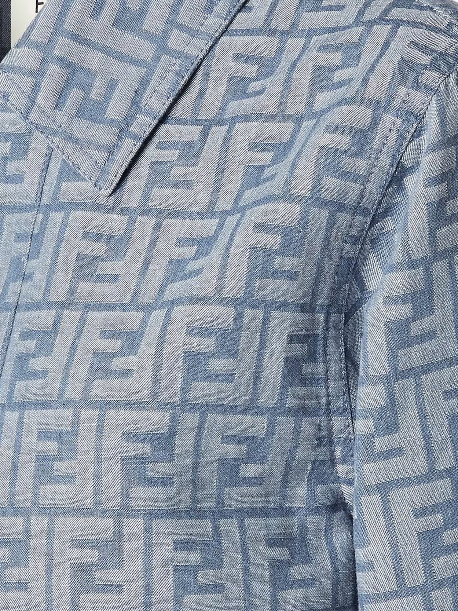 Fendi Ff Cotton And Linen Shirt/Jacket - Image 8