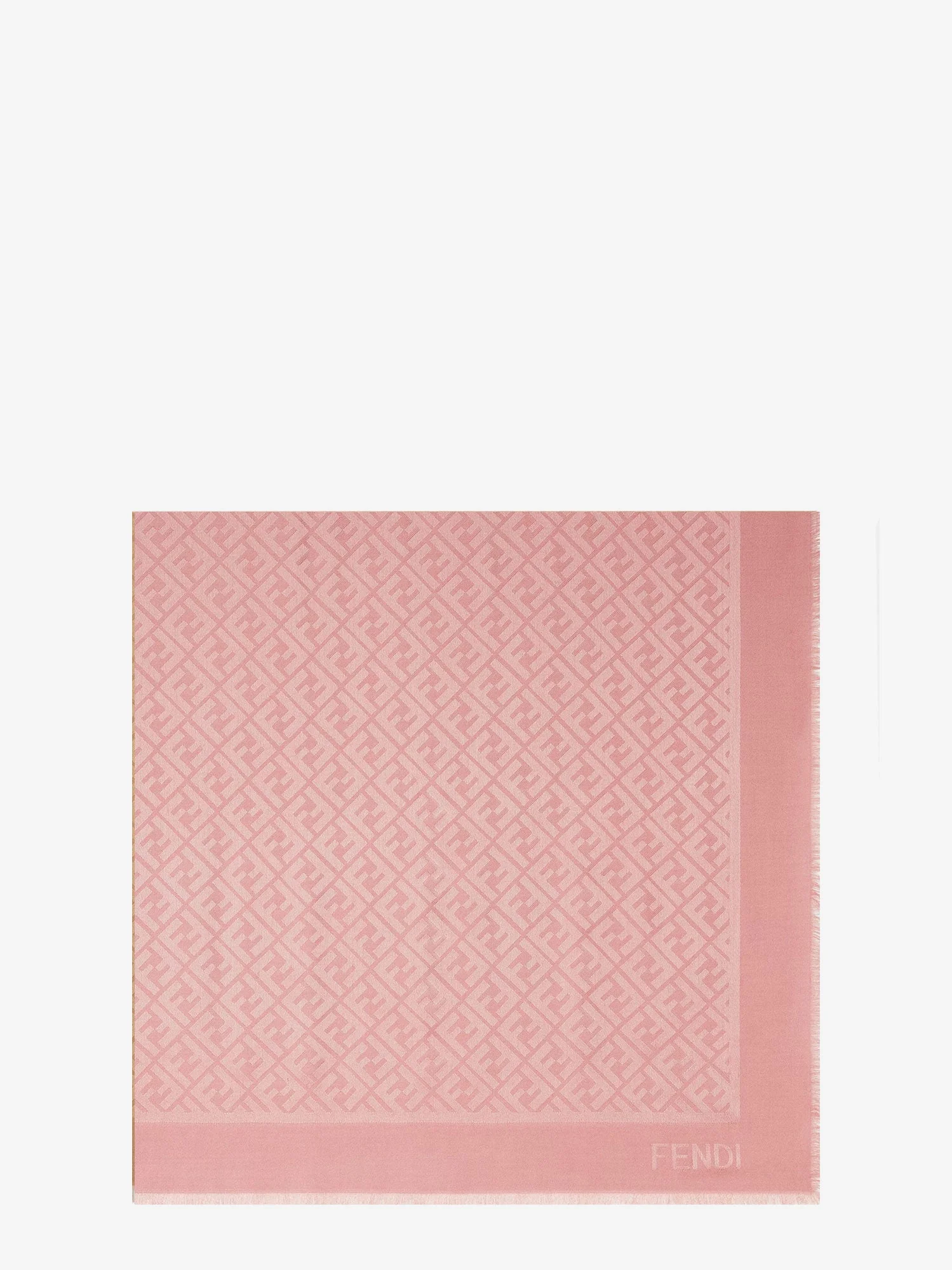 Fendi Ff Cotton And Wool Shawl - Image 5