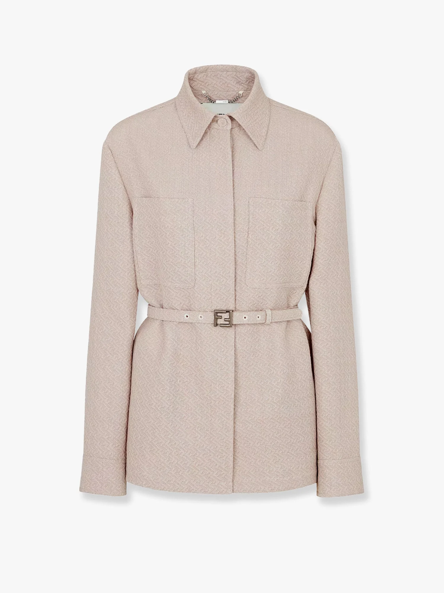 Fendi Ff Diagonal 3D Wool Blazer
