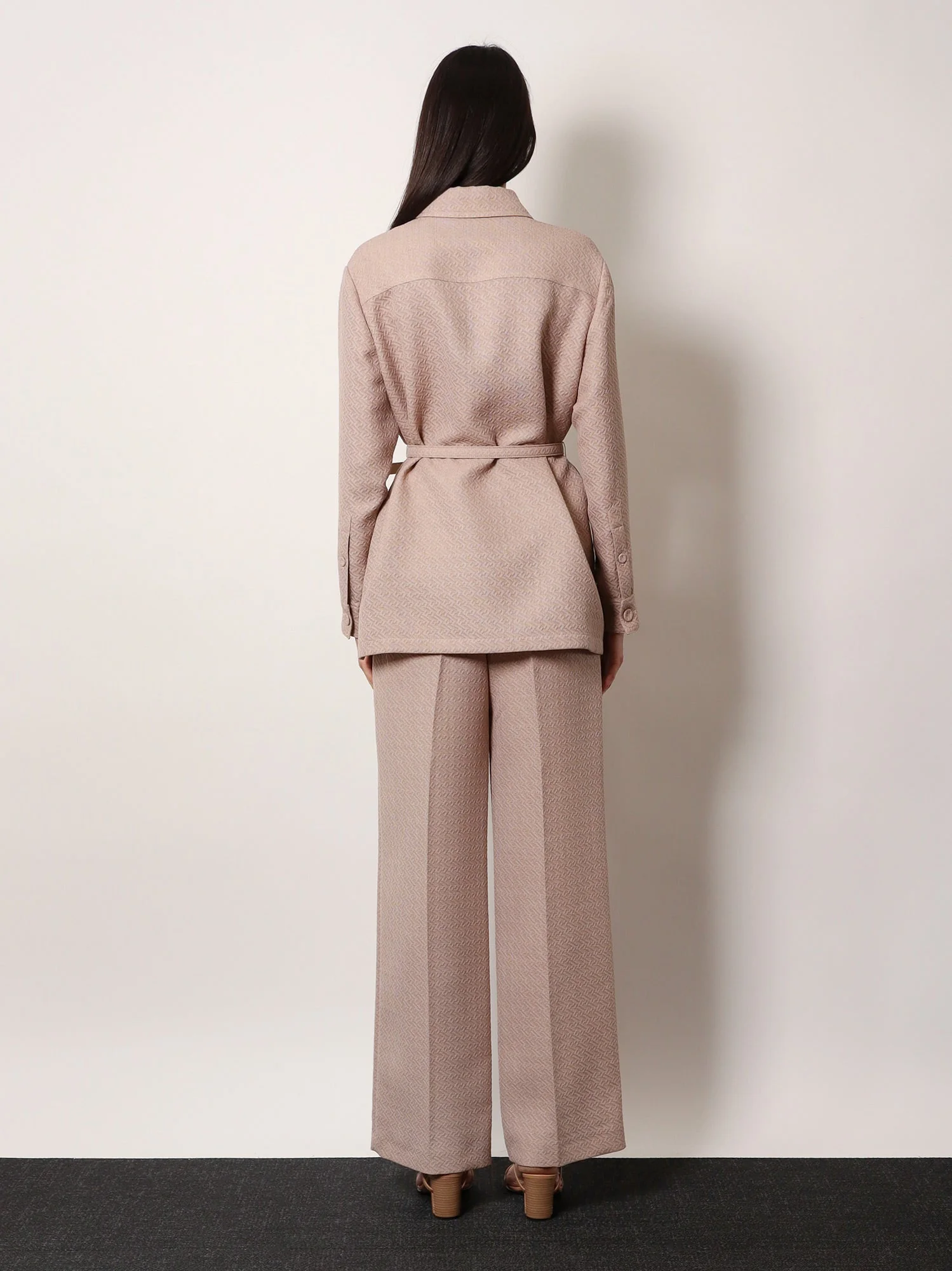 Fendi Ff Diagonal 3D Wool Blazer - Image 3