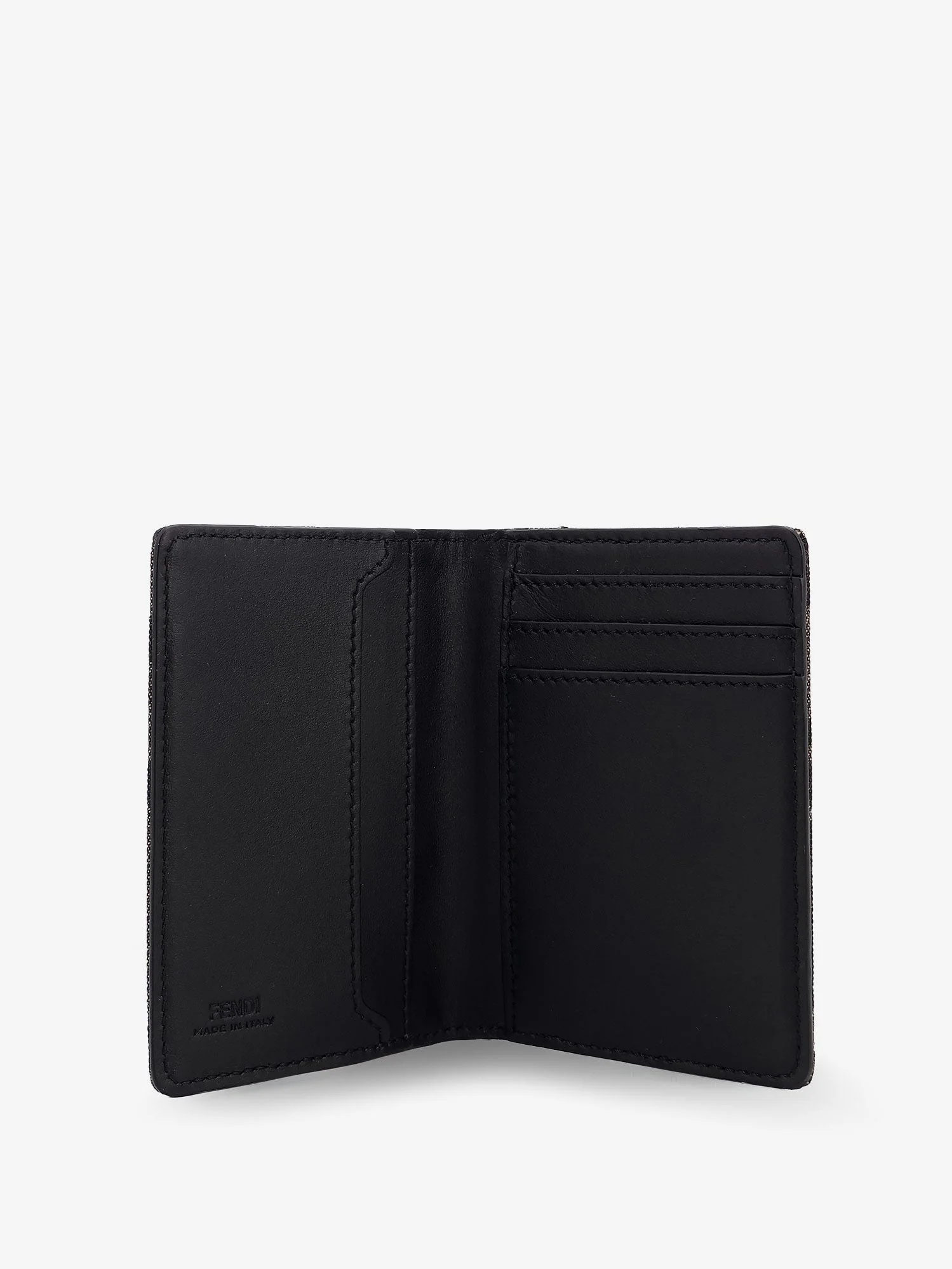 Fendi Ff Fabric Card Holder With Front Logo - Image 3