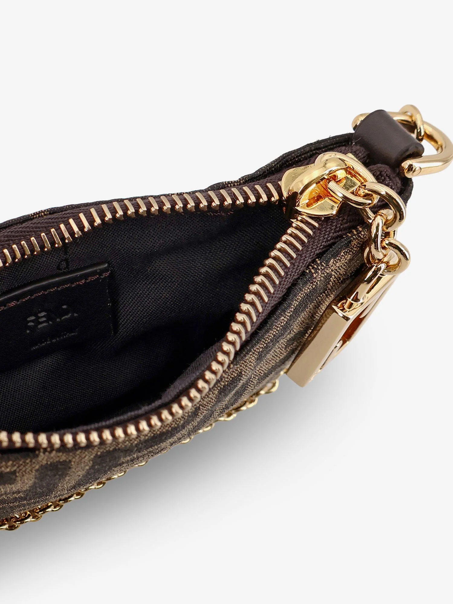 Fendi Ff Fabric Coin Purse - Image 4