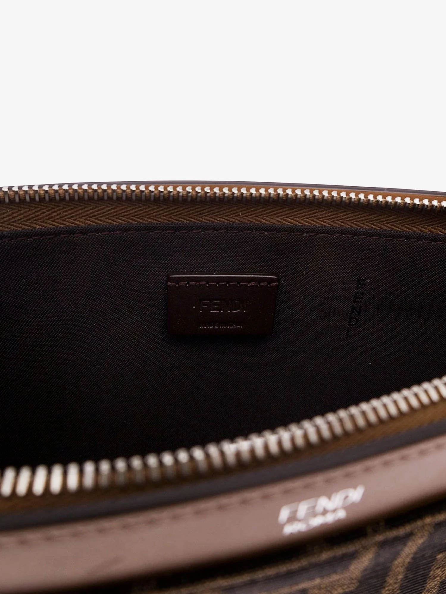 Fendi Ff Jacquard Fabric Flat Pouch Large - Image 4