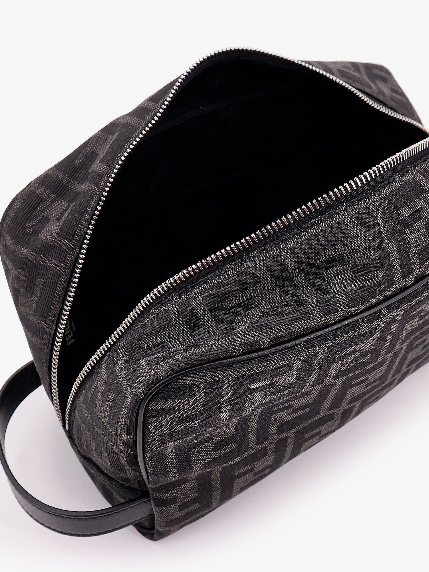 Fendi Ff Jacquard Fabric Medium Beauty Case - Image 9