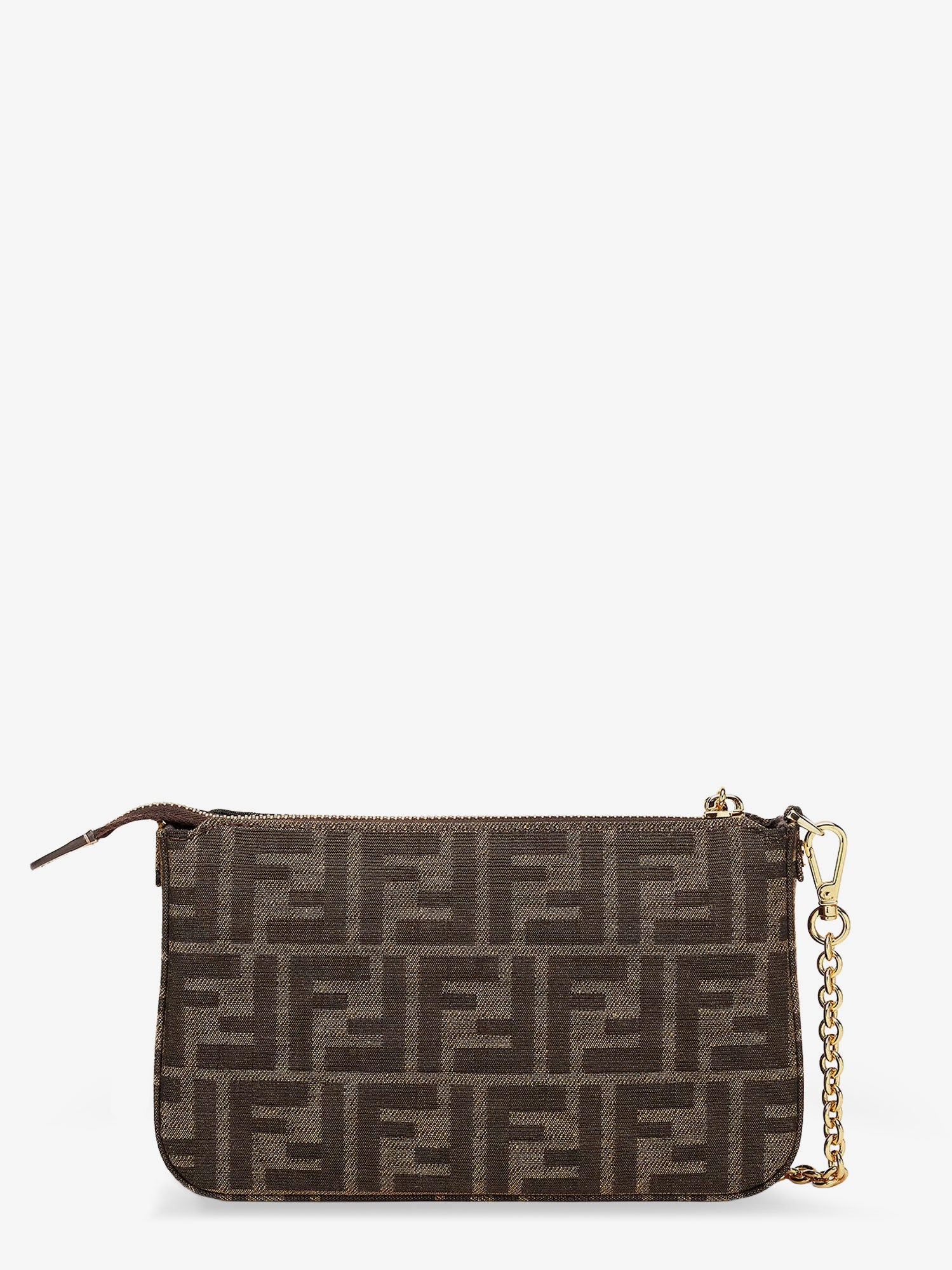 Fendi Ff Jacquard Fabric Pouch Baguette - Image 7