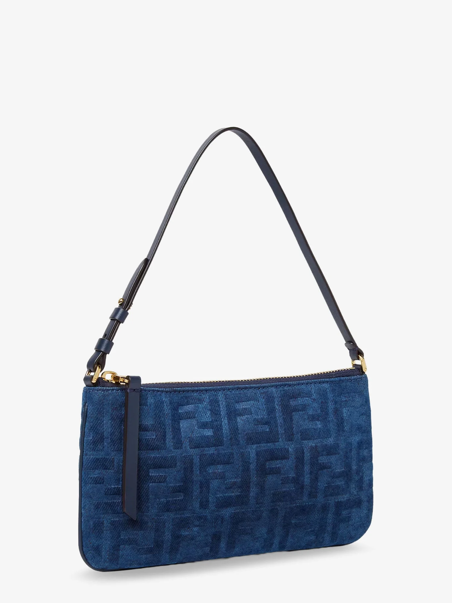 Fendi Flat Ff Fabric Shoulder Bag - Image 7