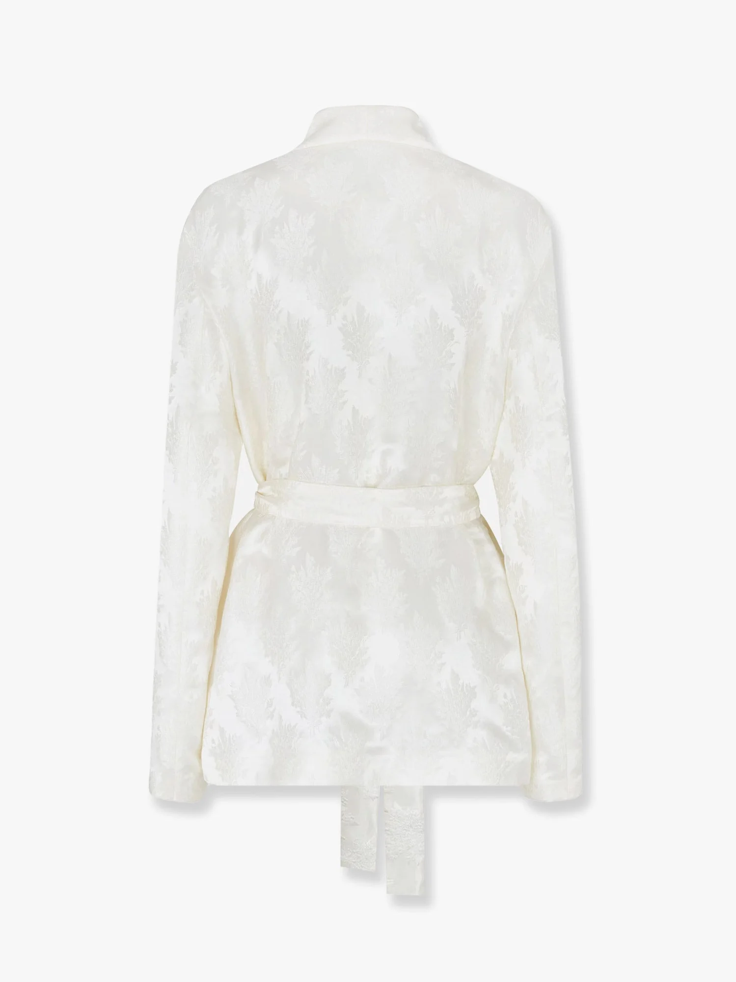 Fendi Jacquard Silk Blazer With Floral Motif - Image 5