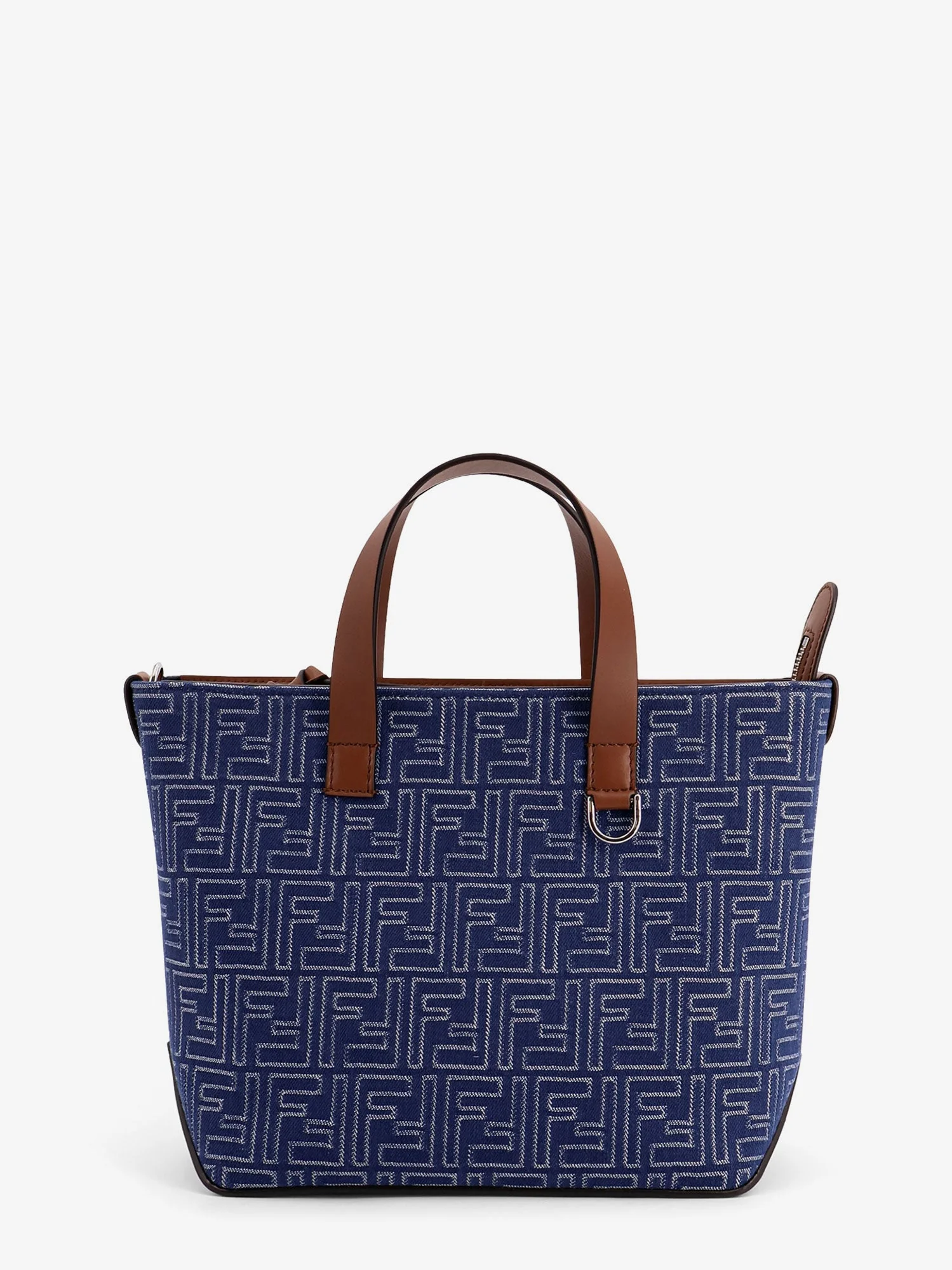 Fendi Leather Small Shopping Bag - Image 6