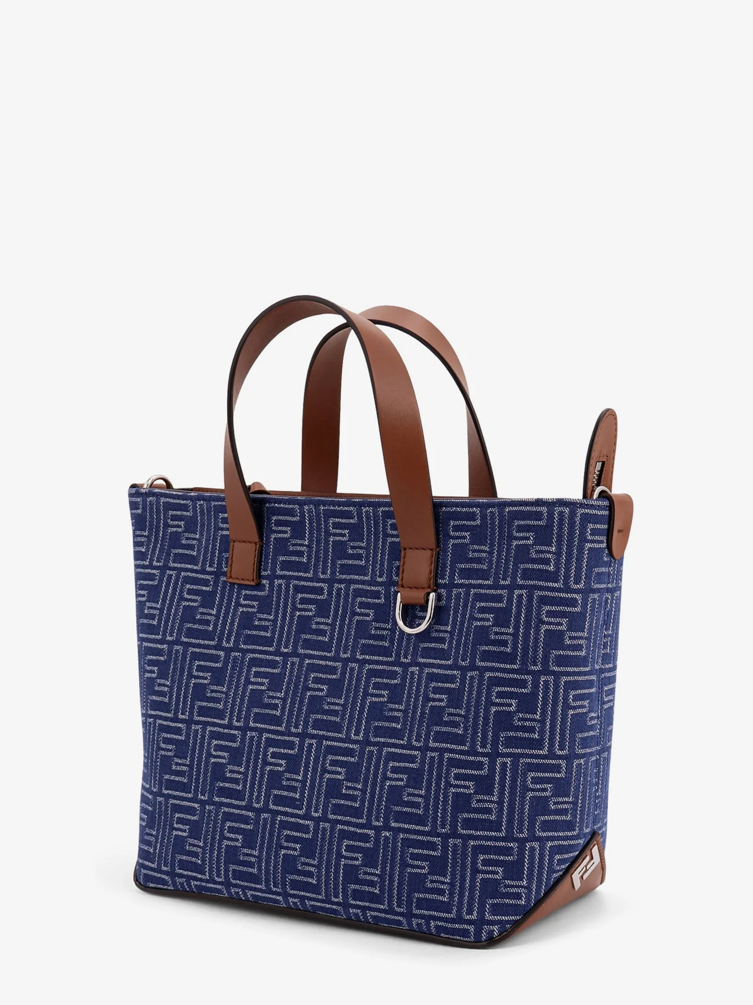Fendi Leather Small Shopping Bag - Image 8