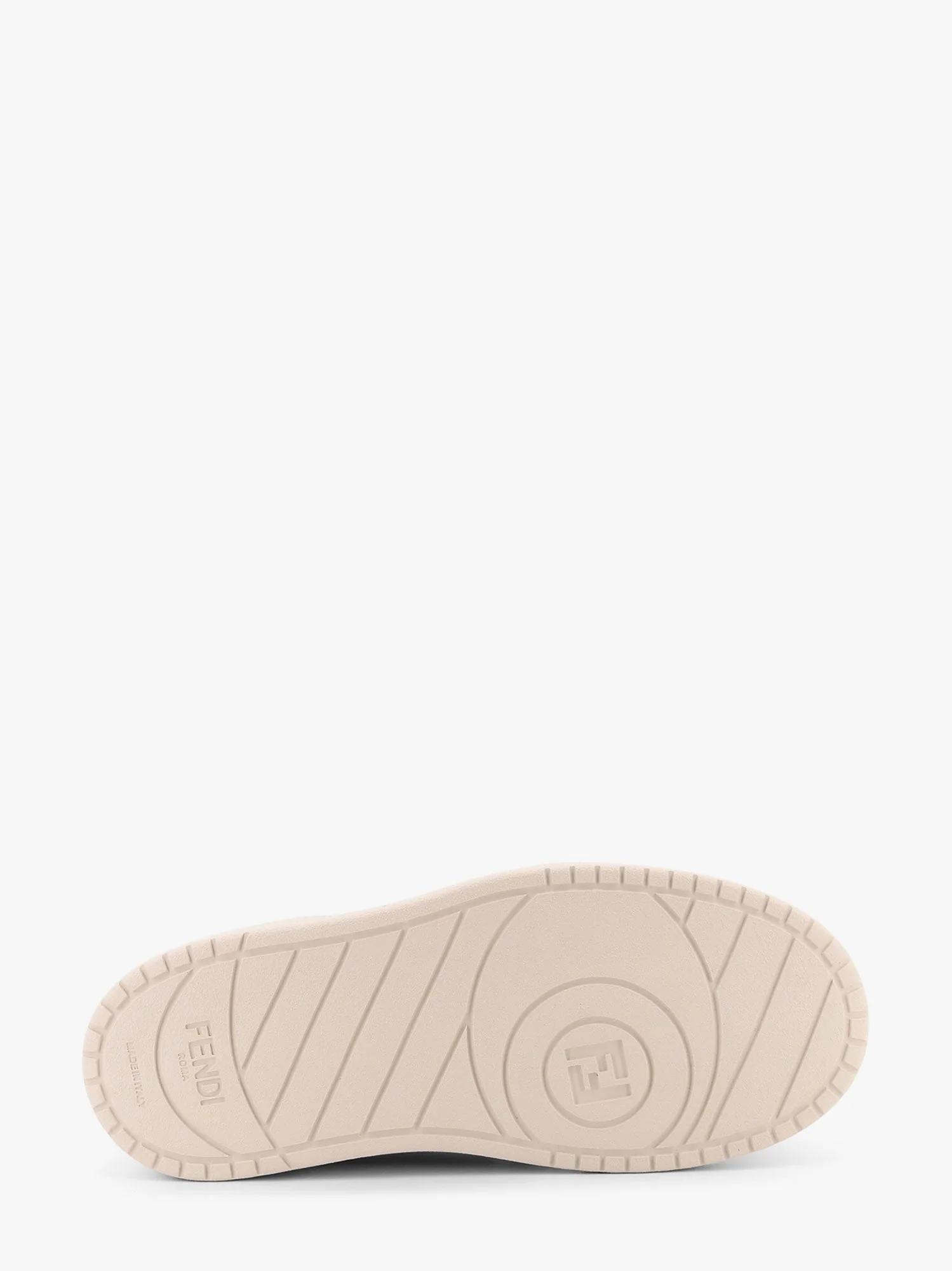 Fendi Match Canvas And Suede Low-Top Sneakers - Image 4