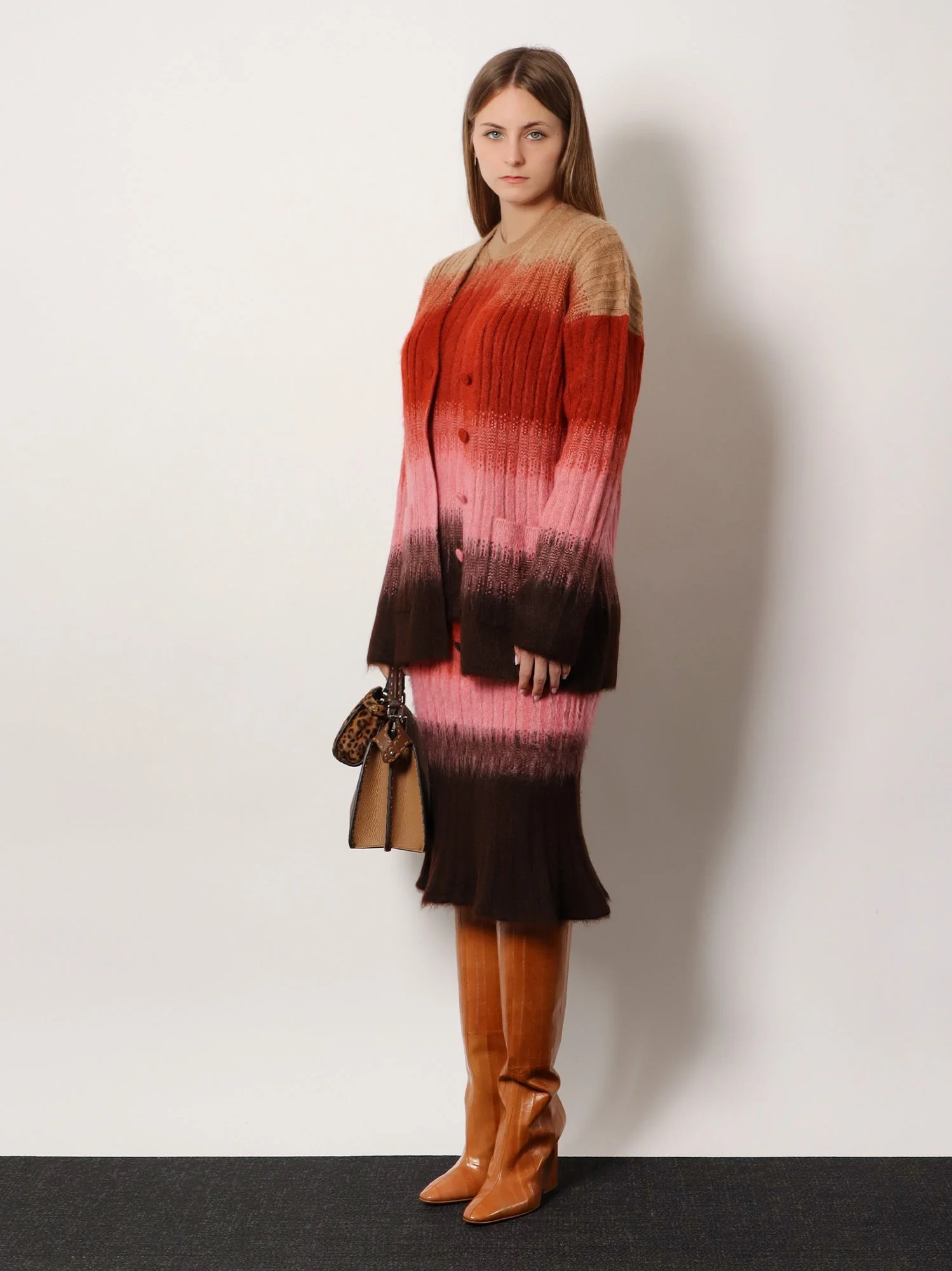 Fendi Mohair Blend Cardigan - Image 2
