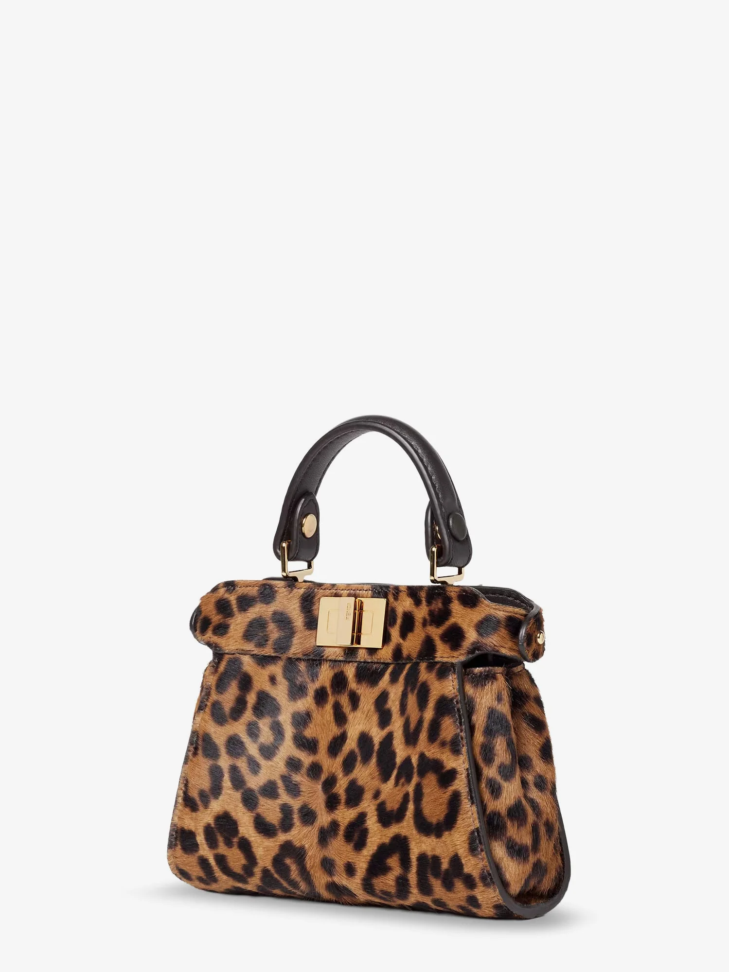 Fendi Nano Peekaboo Shoulder Bag With Fendi Leo Print - Image 3
