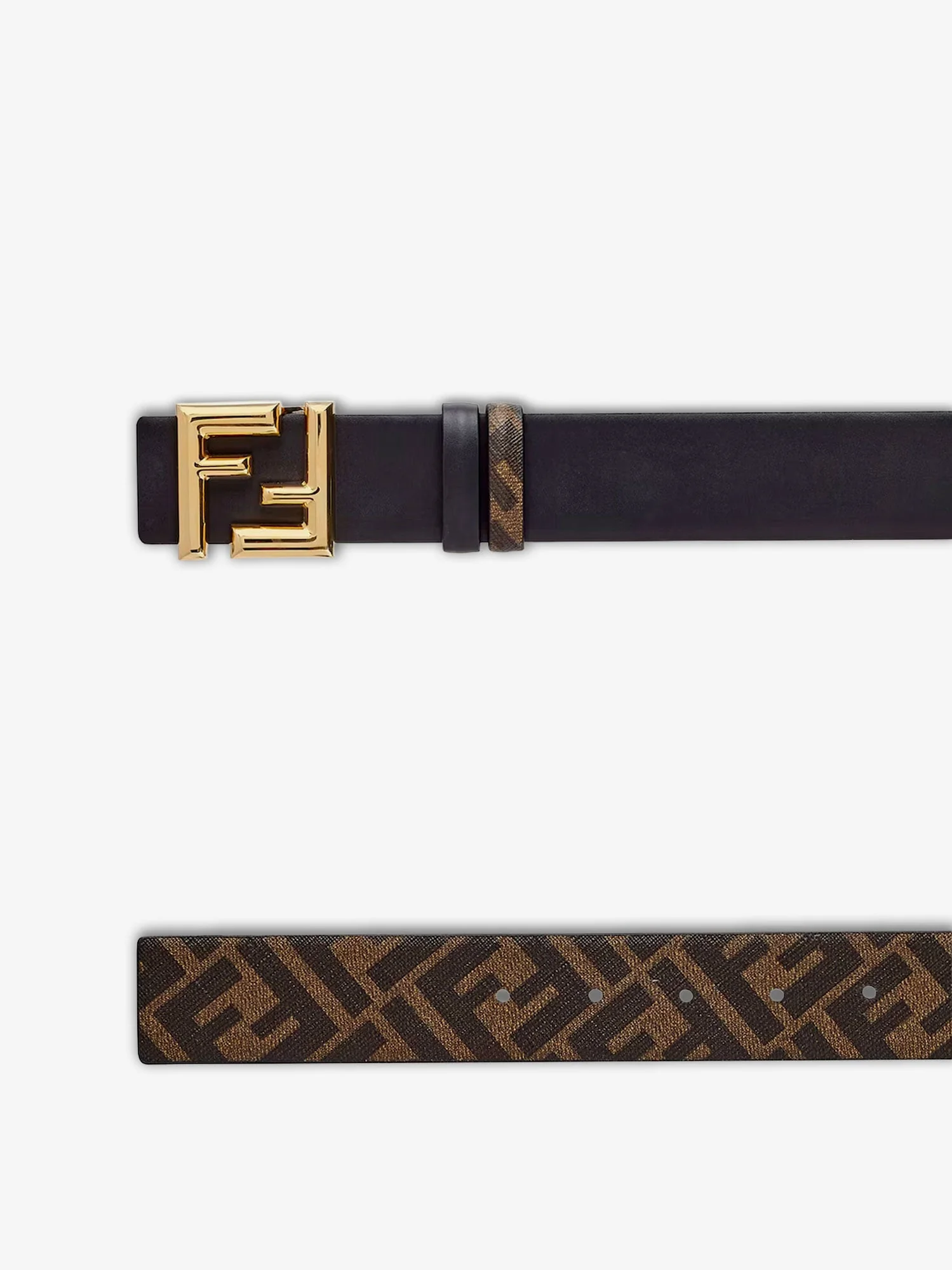 Fendi Rounded Reversible Belt - Image 2